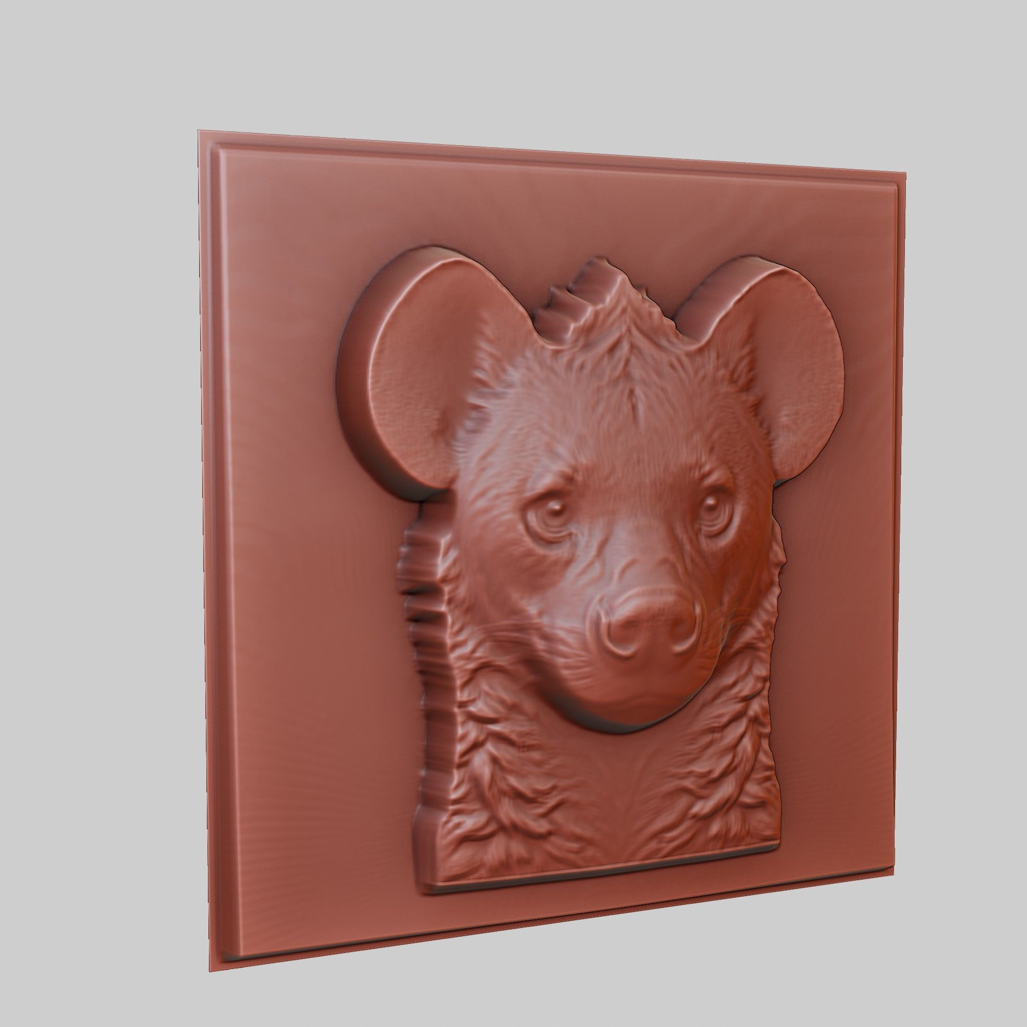Hyena Animal 3D print model_3