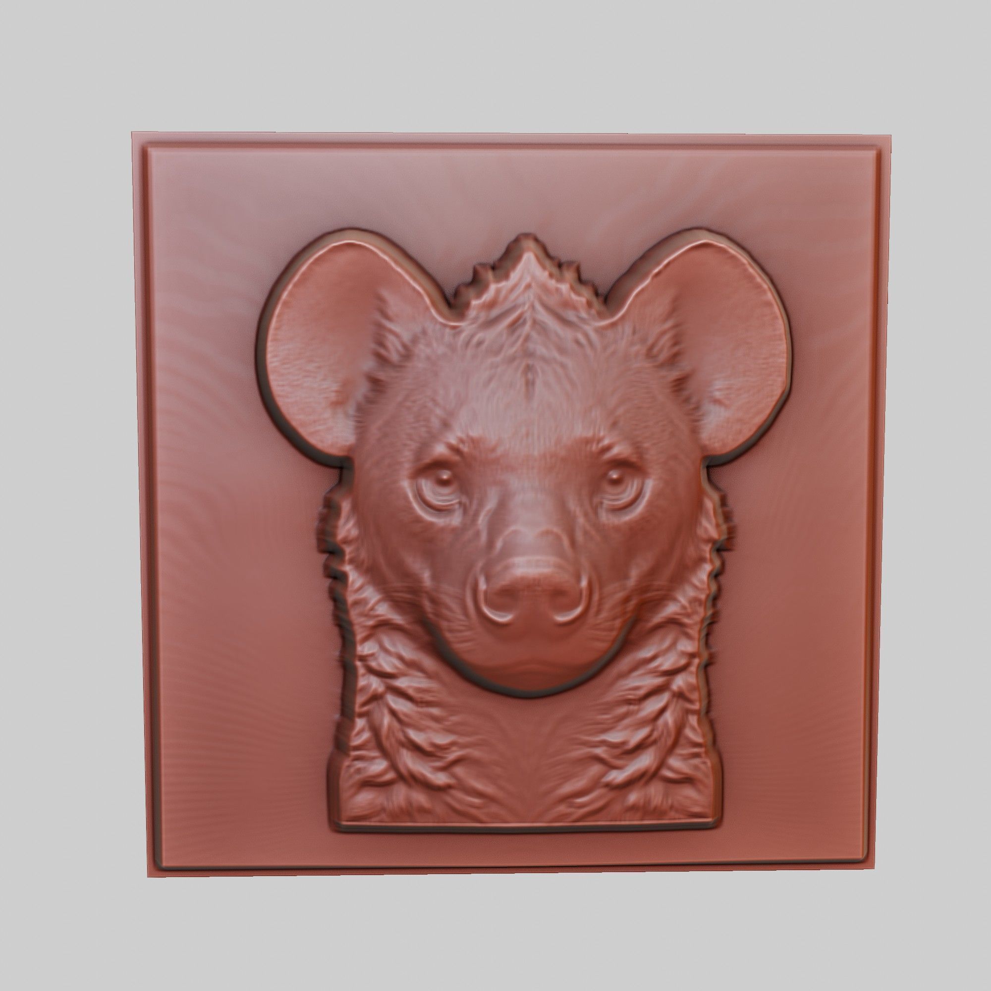 Hyena Animal 3D print model_2