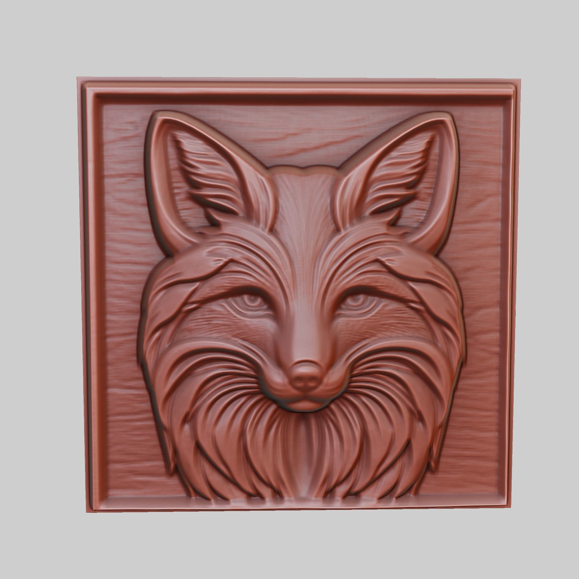 Fox Animal 3D print model_2