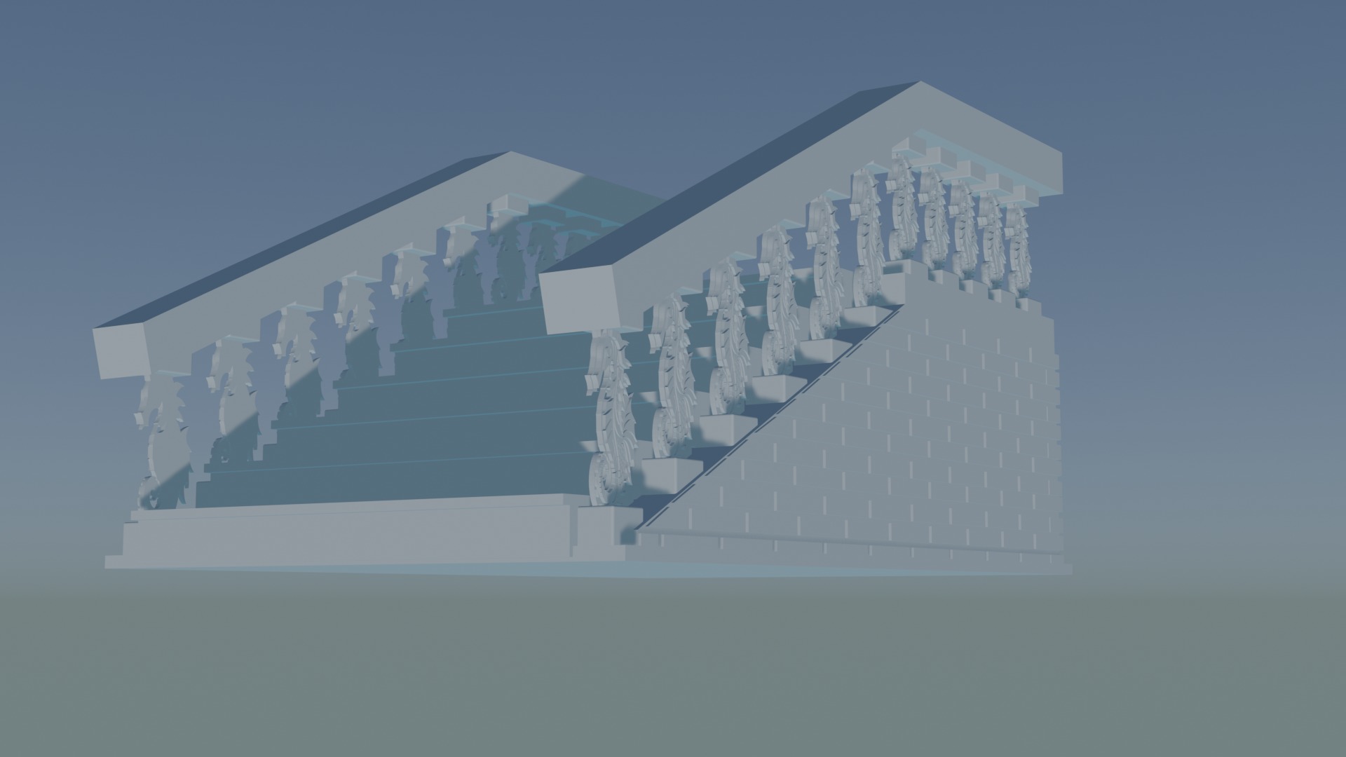 Mastering 3D Staircase Design Elevate Your Architecture 3D print model_3
