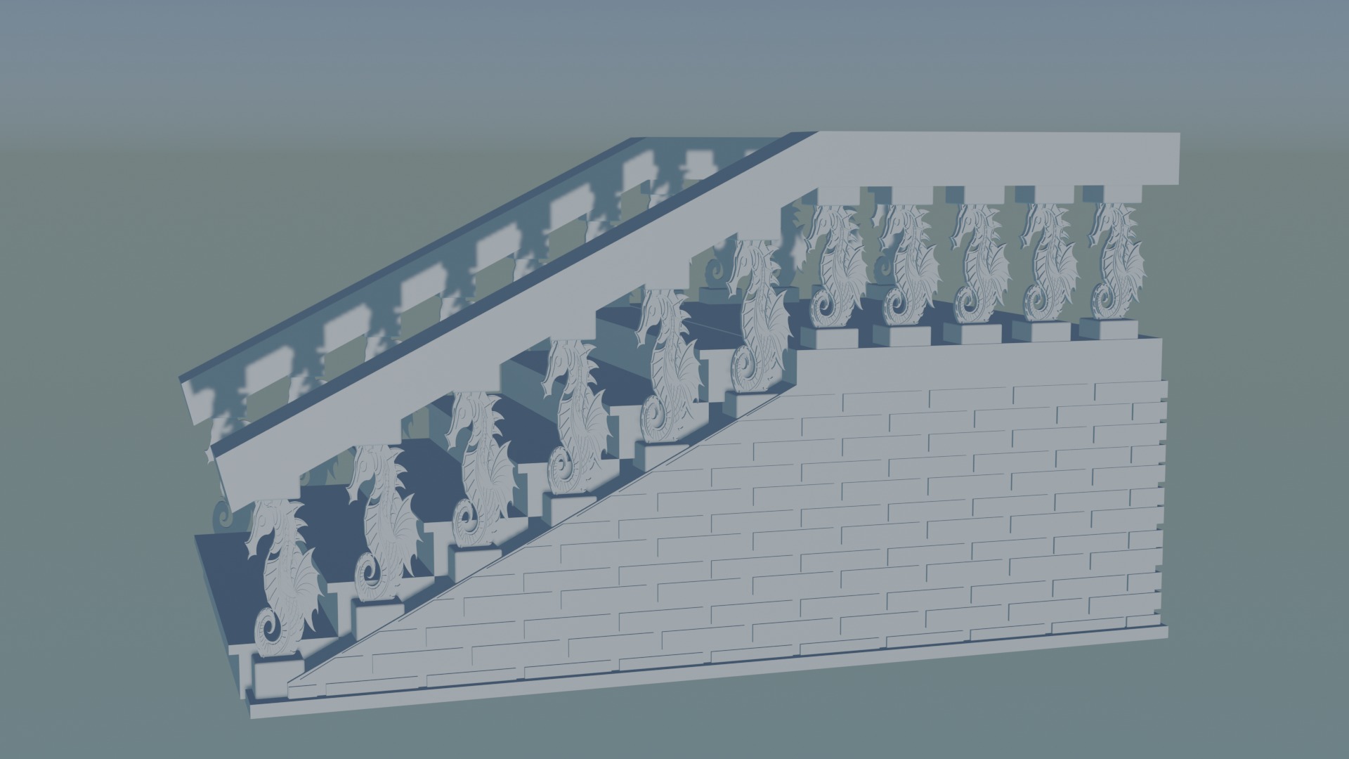 Mastering 3D Staircase Design Elevate Your Architecture 3D print model_4