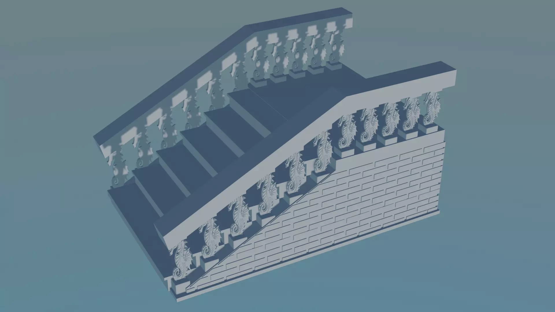 Mastering 3D Staircase Design Elevate Your Architecture 3D print model_0