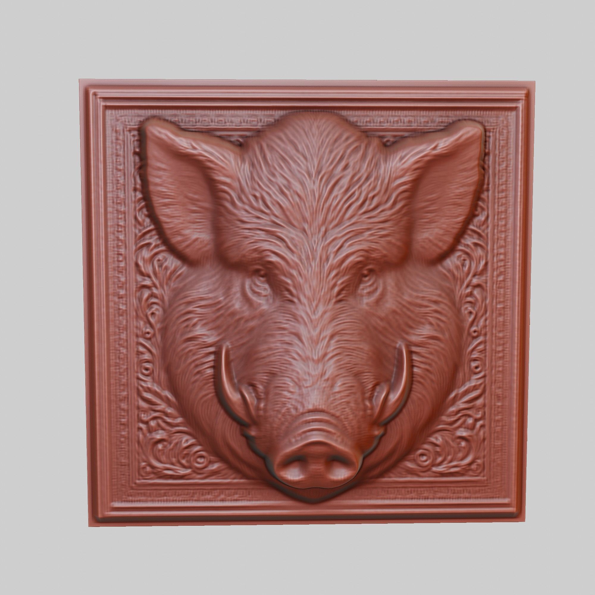 Wild Boar Animal 3D print model_2