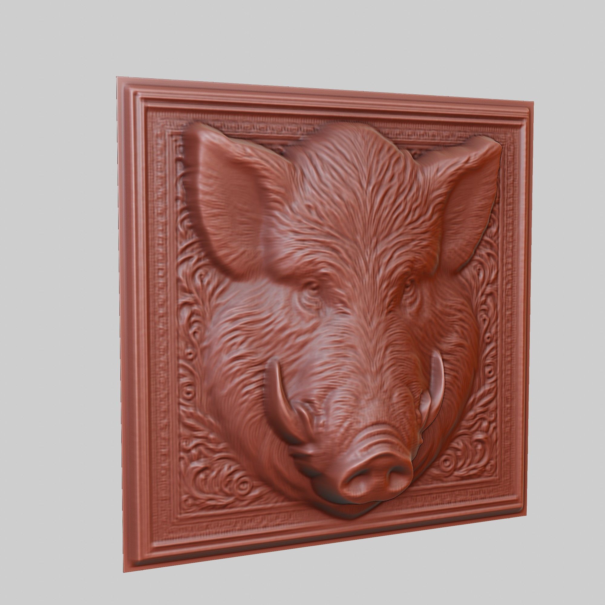 Wild Boar Animal 3D print model_3