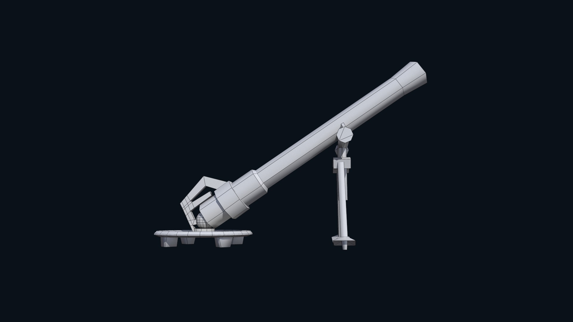 Asset - Army - M252 81mm mortar Low-poly 3D model_45