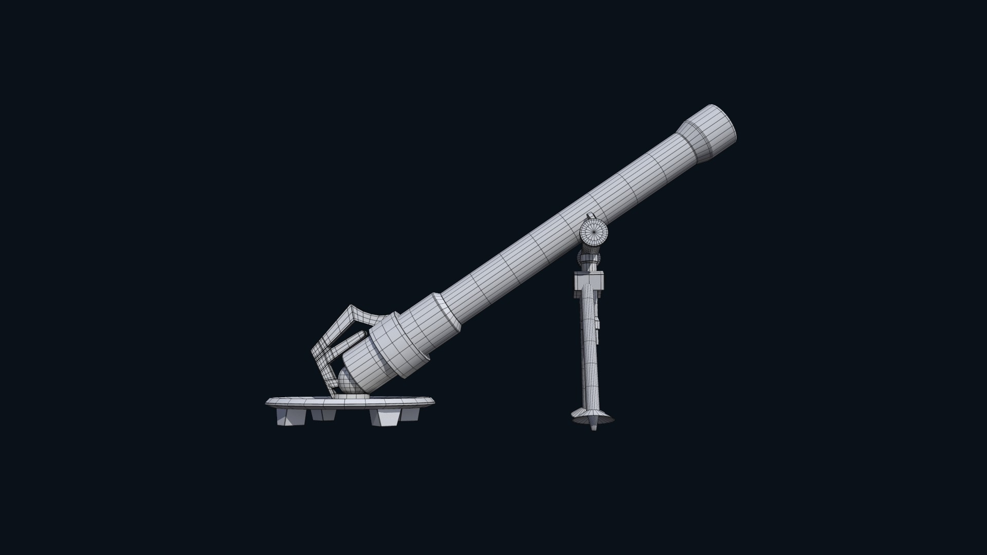 Asset - Army - M252 81mm mortar Low-poly 3D model_13
