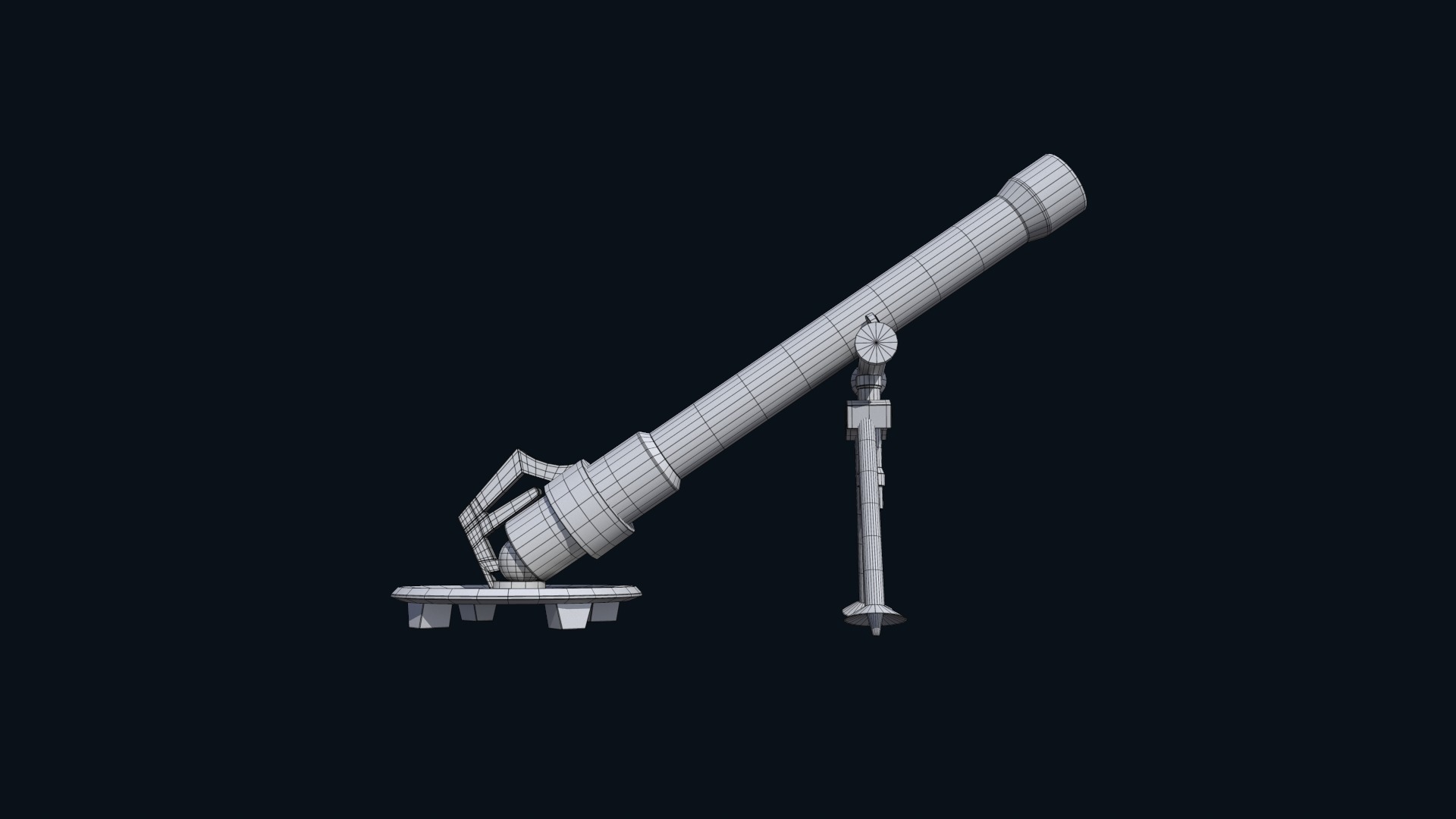 Asset - Army - M252 81mm mortar Low-poly 3D model_21