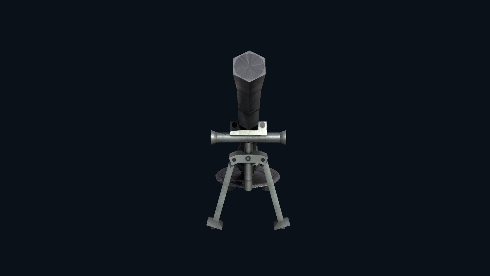 Asset - Army - M252 81mm mortar Low-poly 3D model_39