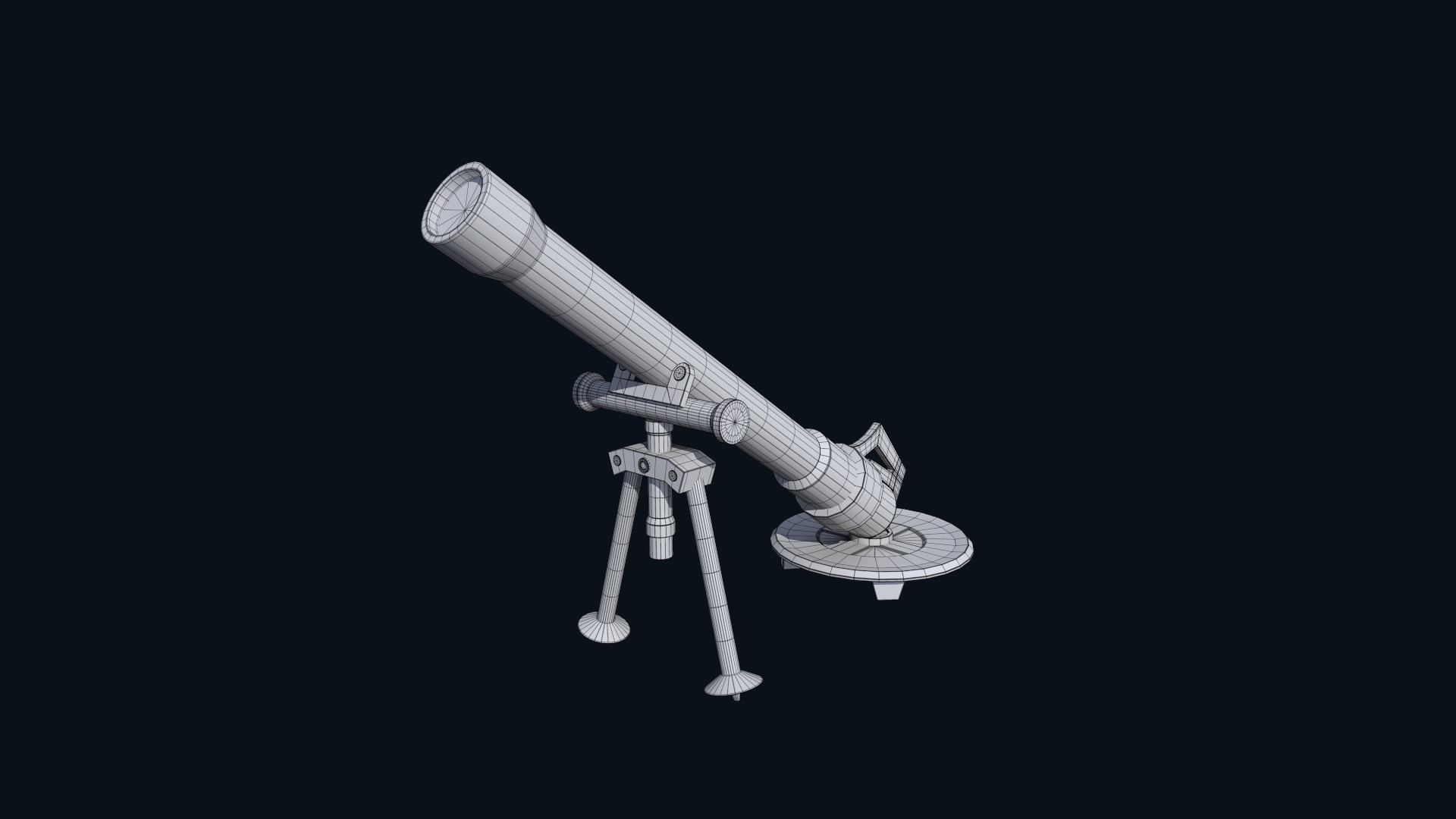 Asset - Army - M252 81mm mortar Low-poly 3D model_10