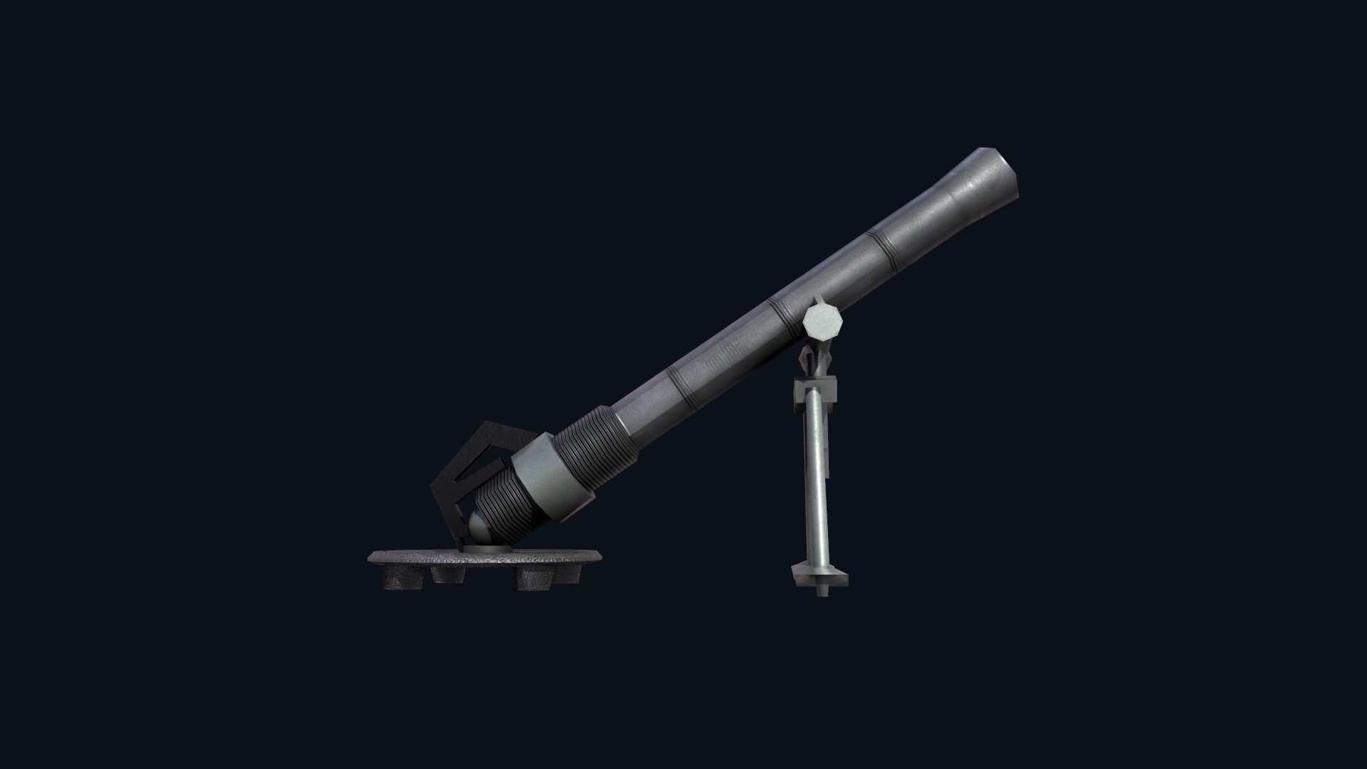 Asset - Army - M252 81mm mortar Low-poly 3D model_41