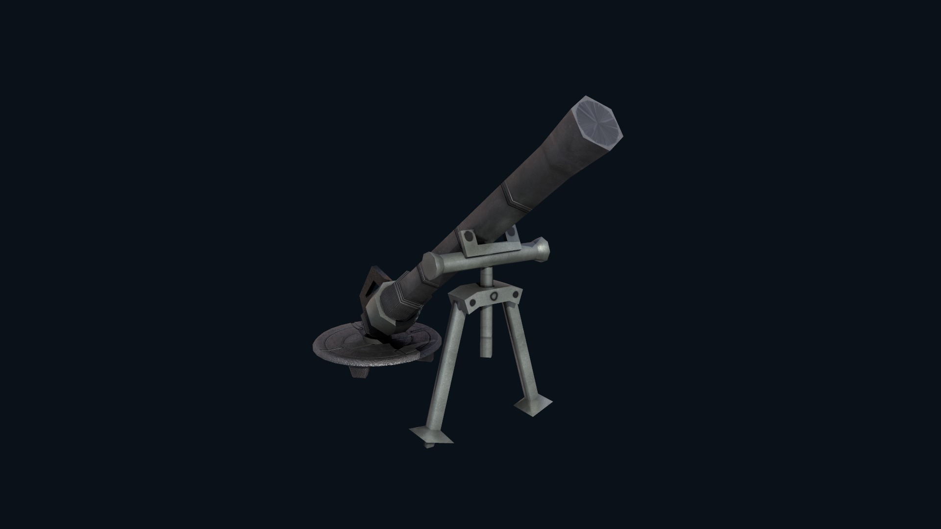 Asset - Army - M252 81mm mortar Low-poly 3D model_40