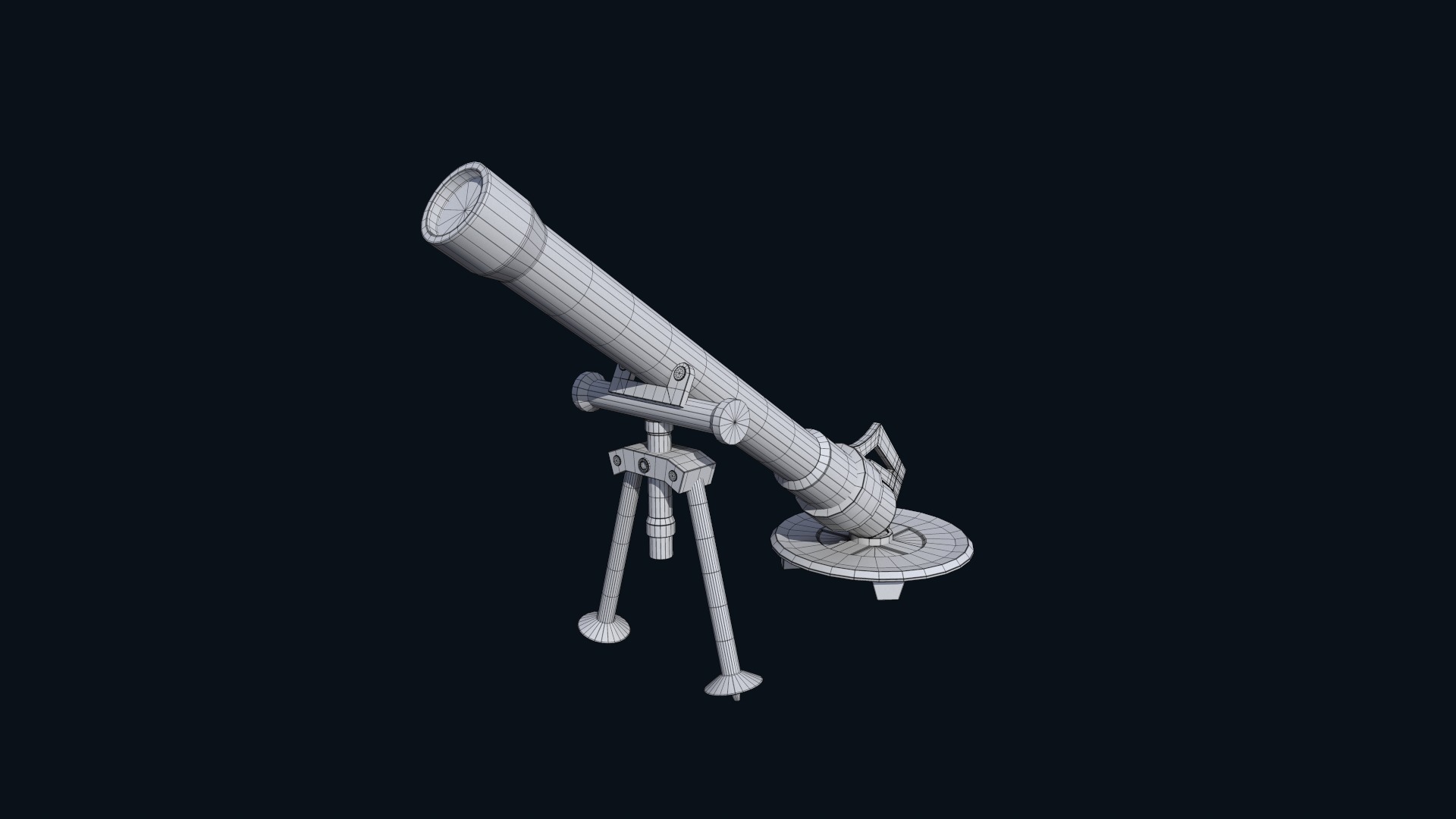 Asset - Army - M252 81mm mortar Low-poly 3D model_18