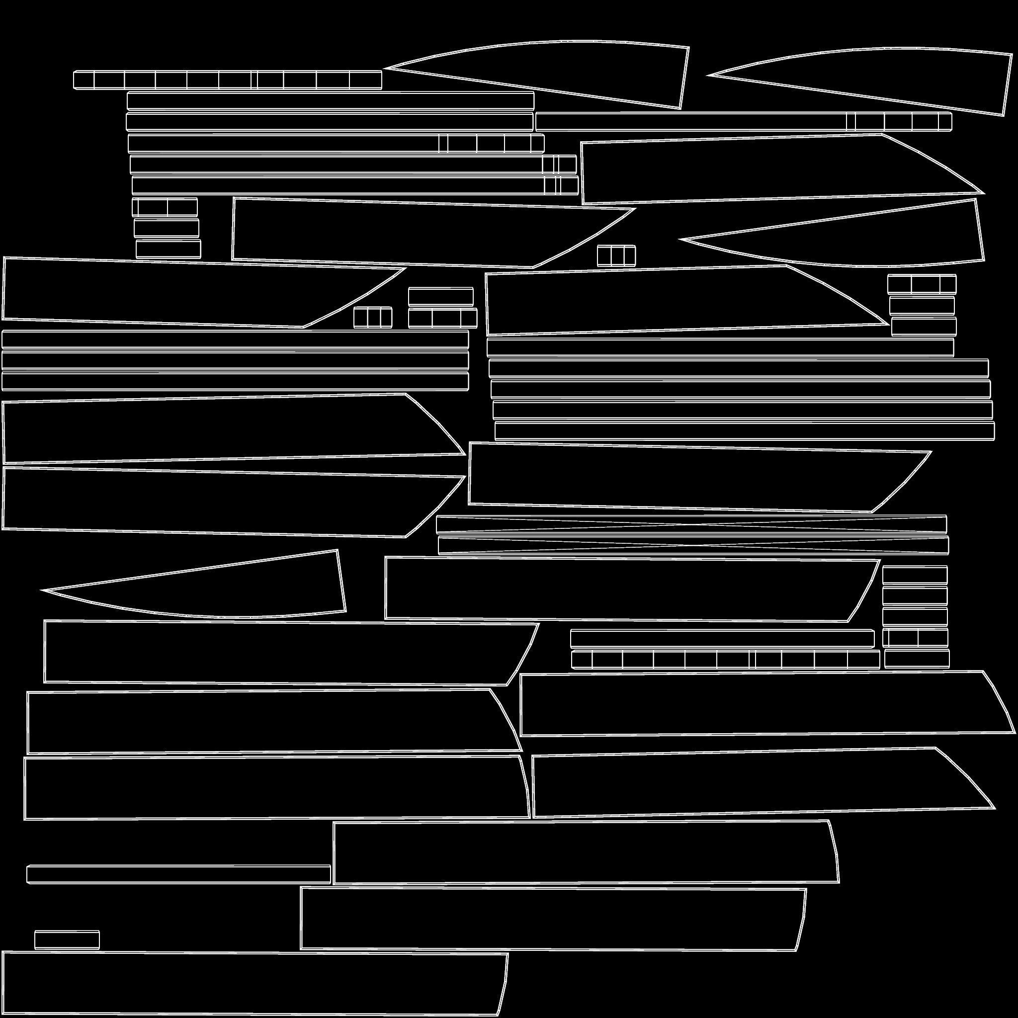 Hobbit Style Medieval Wooden Door Low-poly 3D model_11