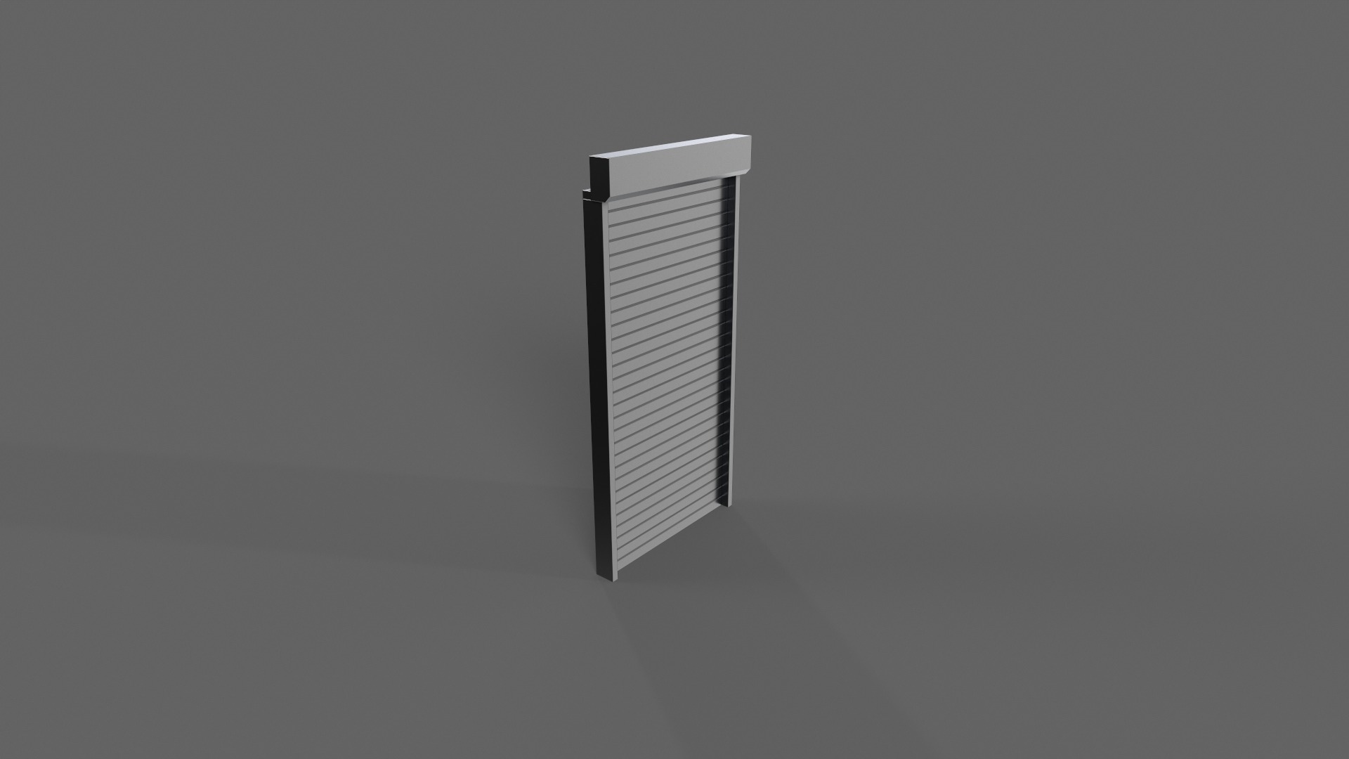 PBR Industrial Door A1 Low-poly 3D model_5
