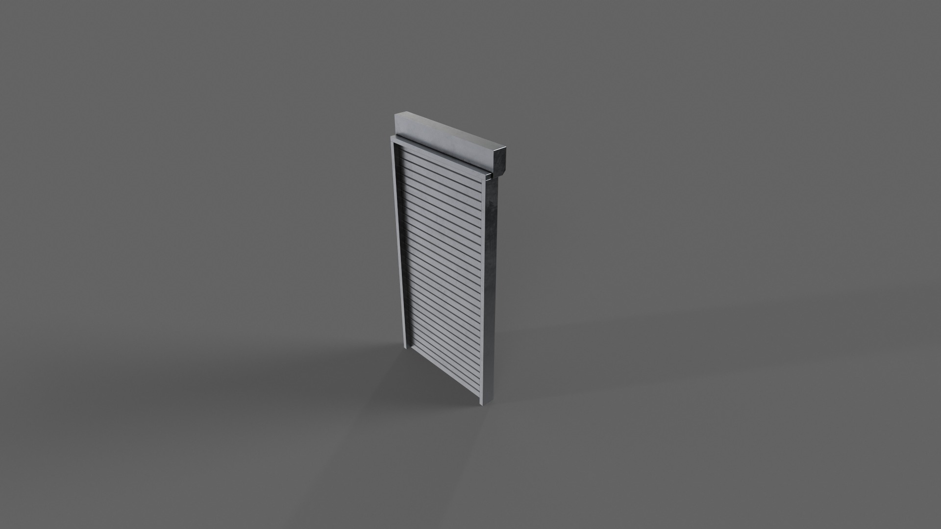 PBR Industrial Door A1 Low-poly 3D model_13