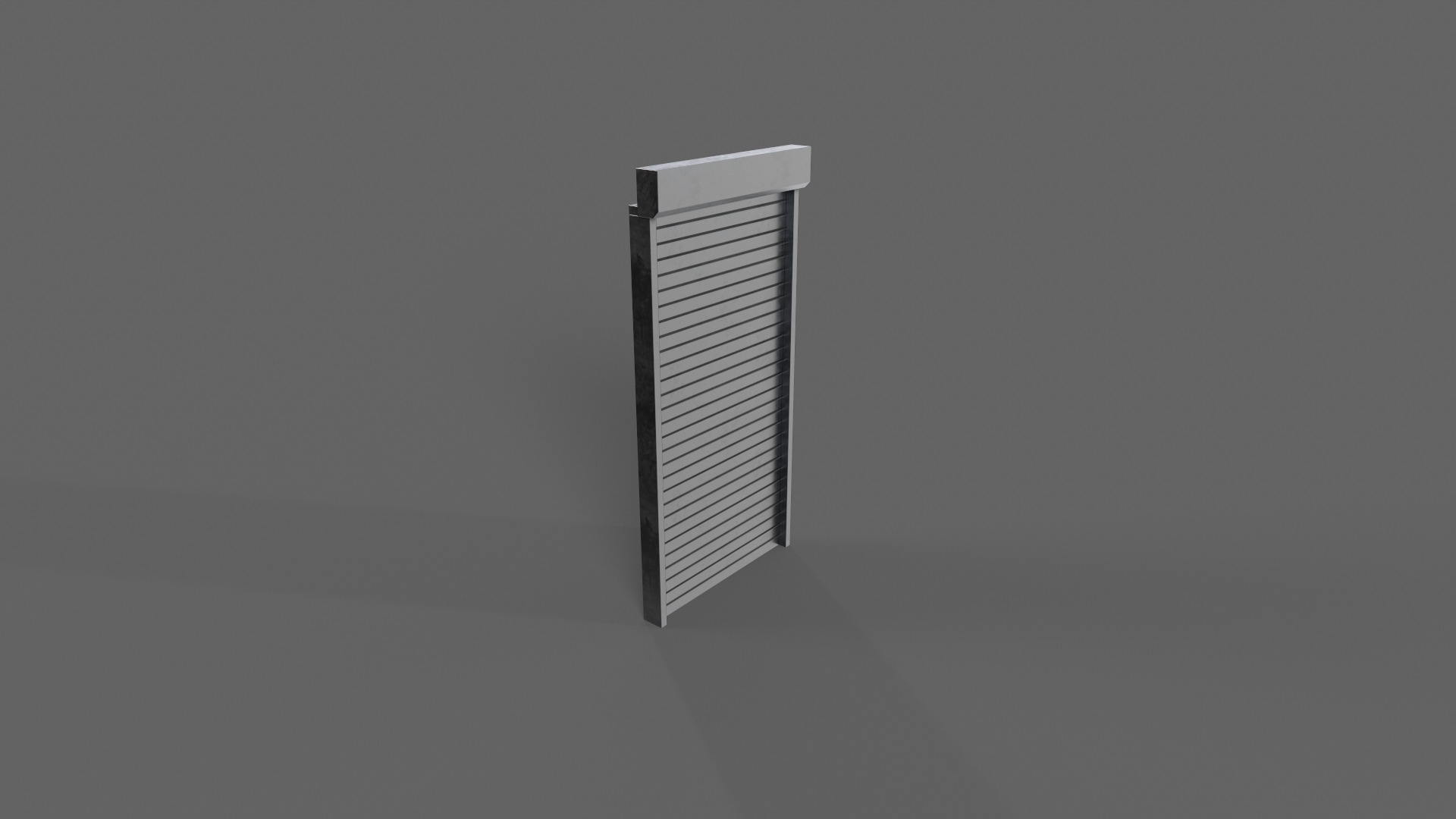 PBR Industrial Door A1 Low-poly 3D model_11