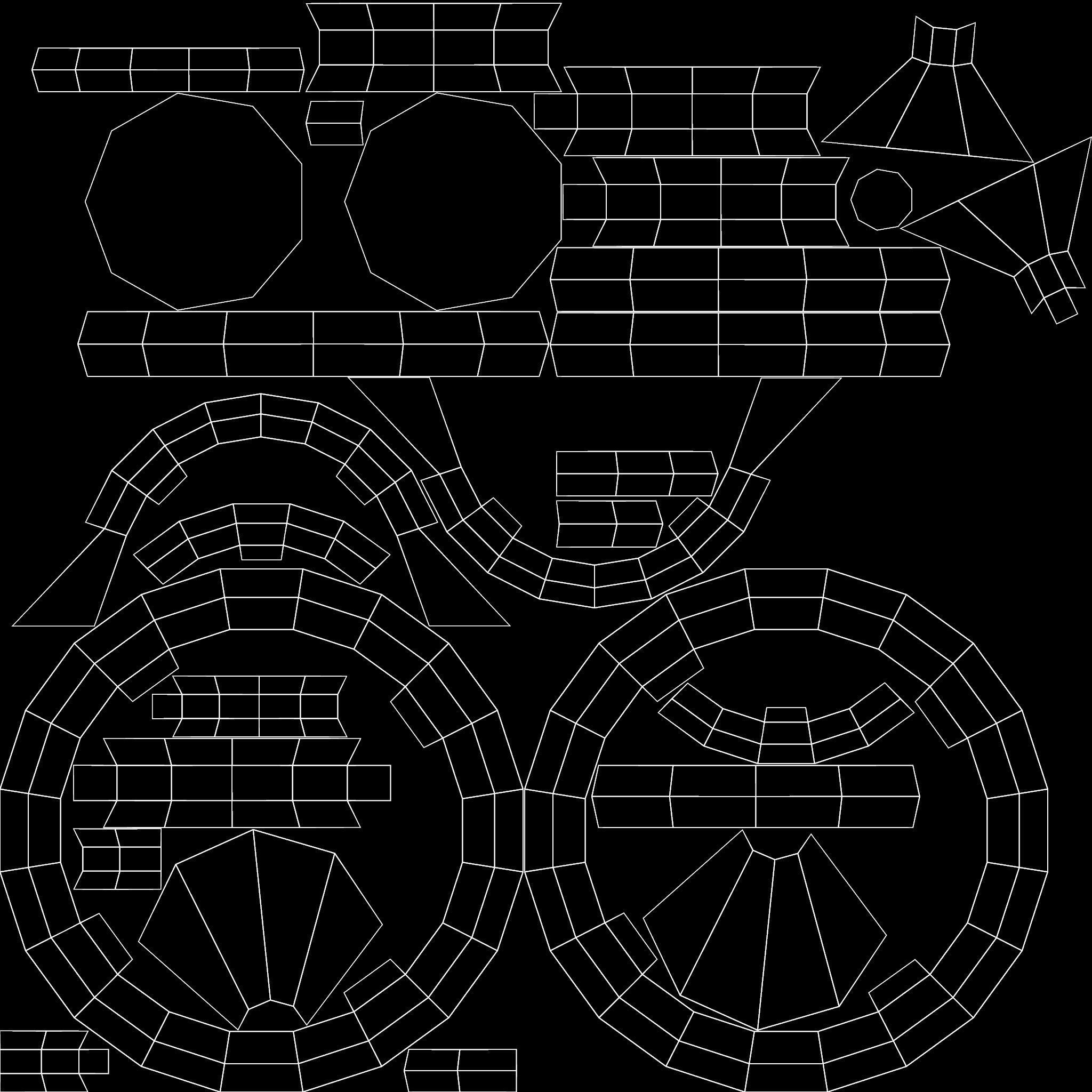 Small Medieval Wooden Door Low-poly 3D model_11