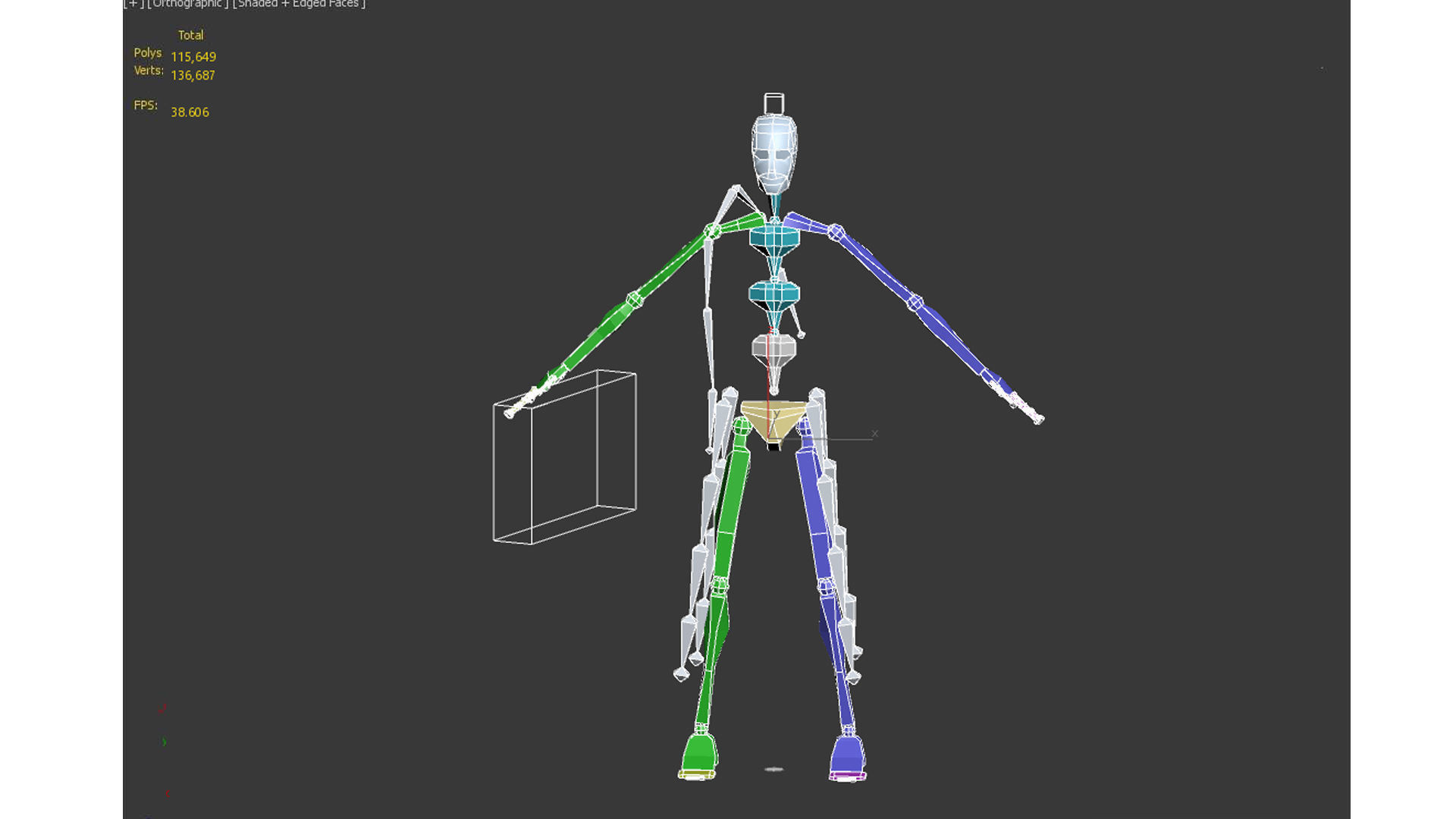 merchant Low-poly 3D model_12