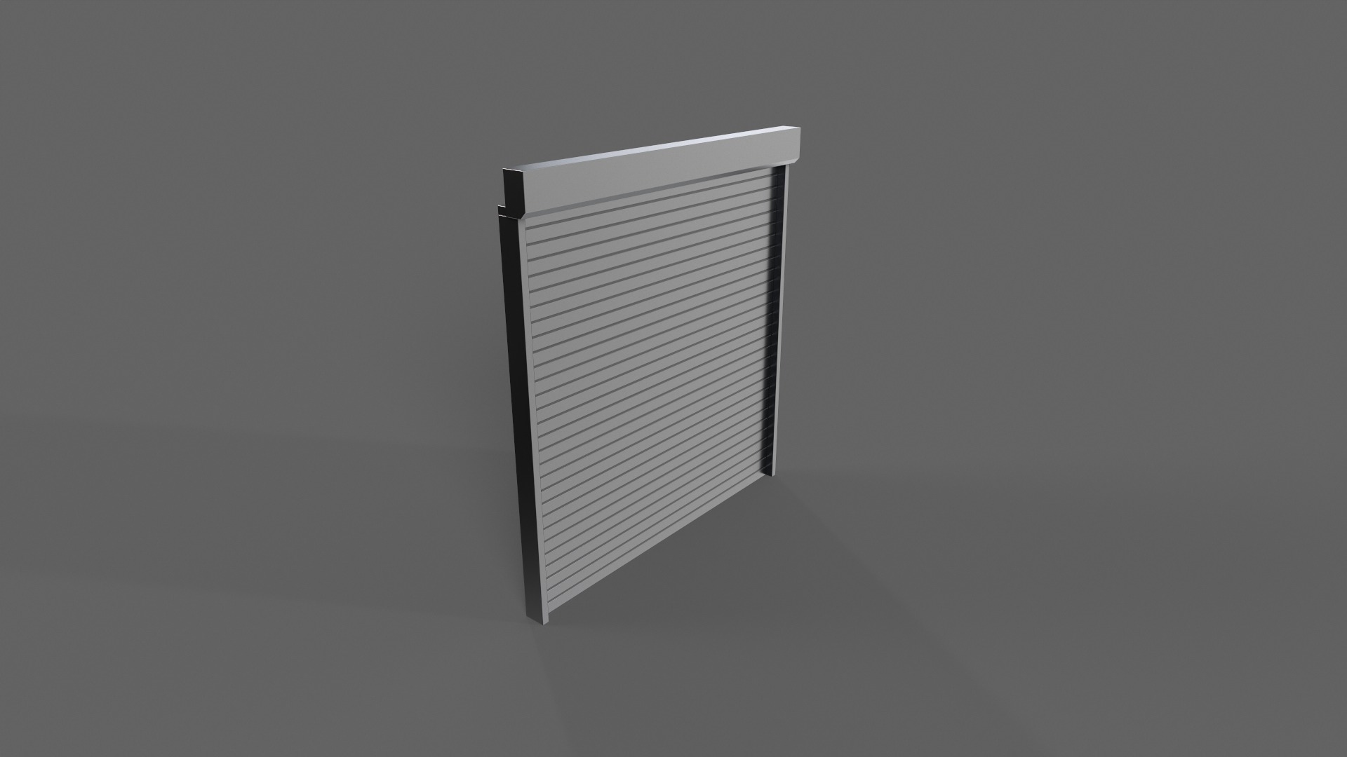 PBR Industrial Door A2 Low-poly 3D model_5