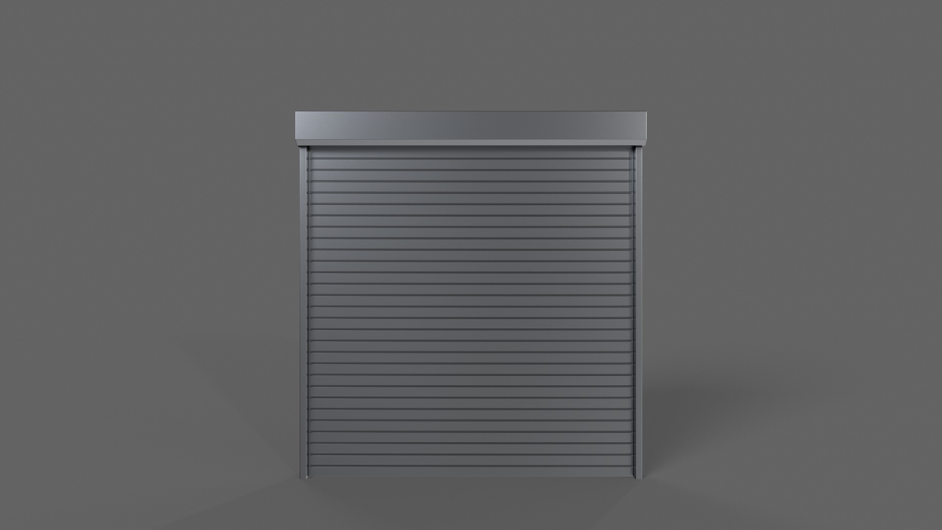 PBR Industrial Door A2 Low-poly 3D model_3