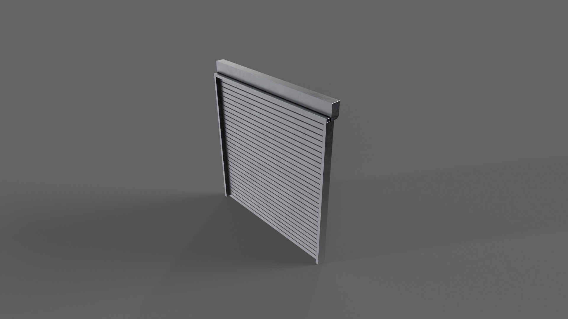 PBR Industrial Door A2 Low-poly 3D model_13