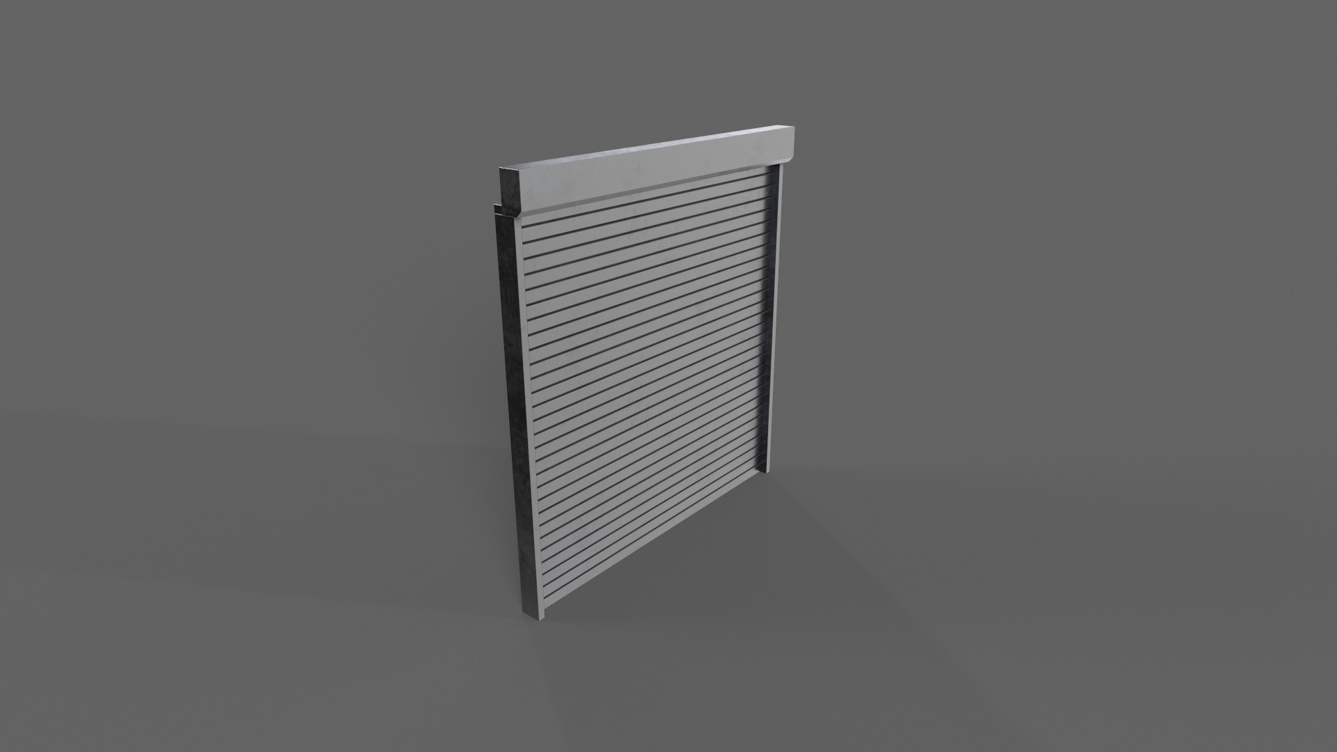 PBR Industrial Door A2 Low-poly 3D model_11