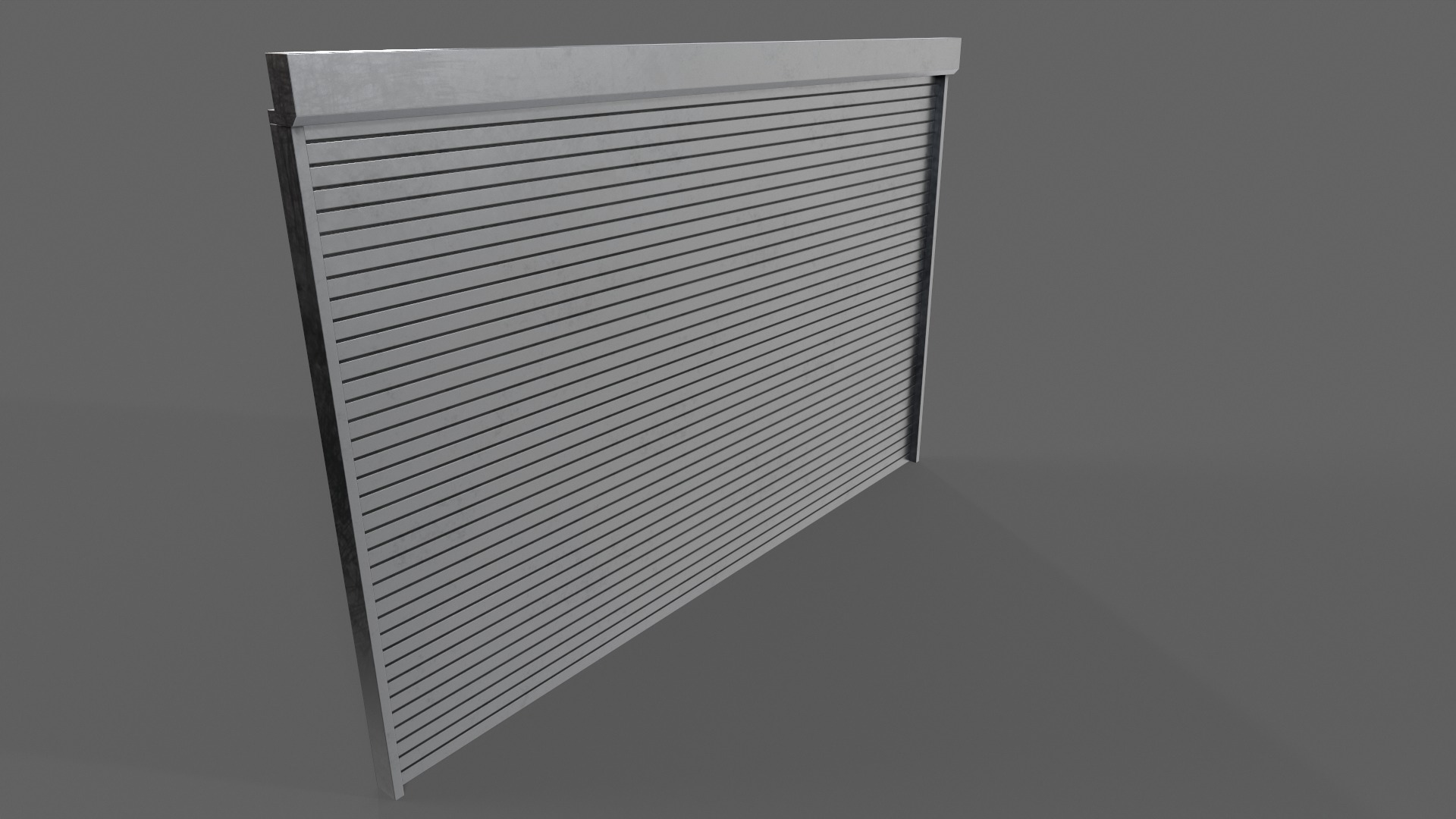PBR Industrial Door A3 Low-poly 3D model_11