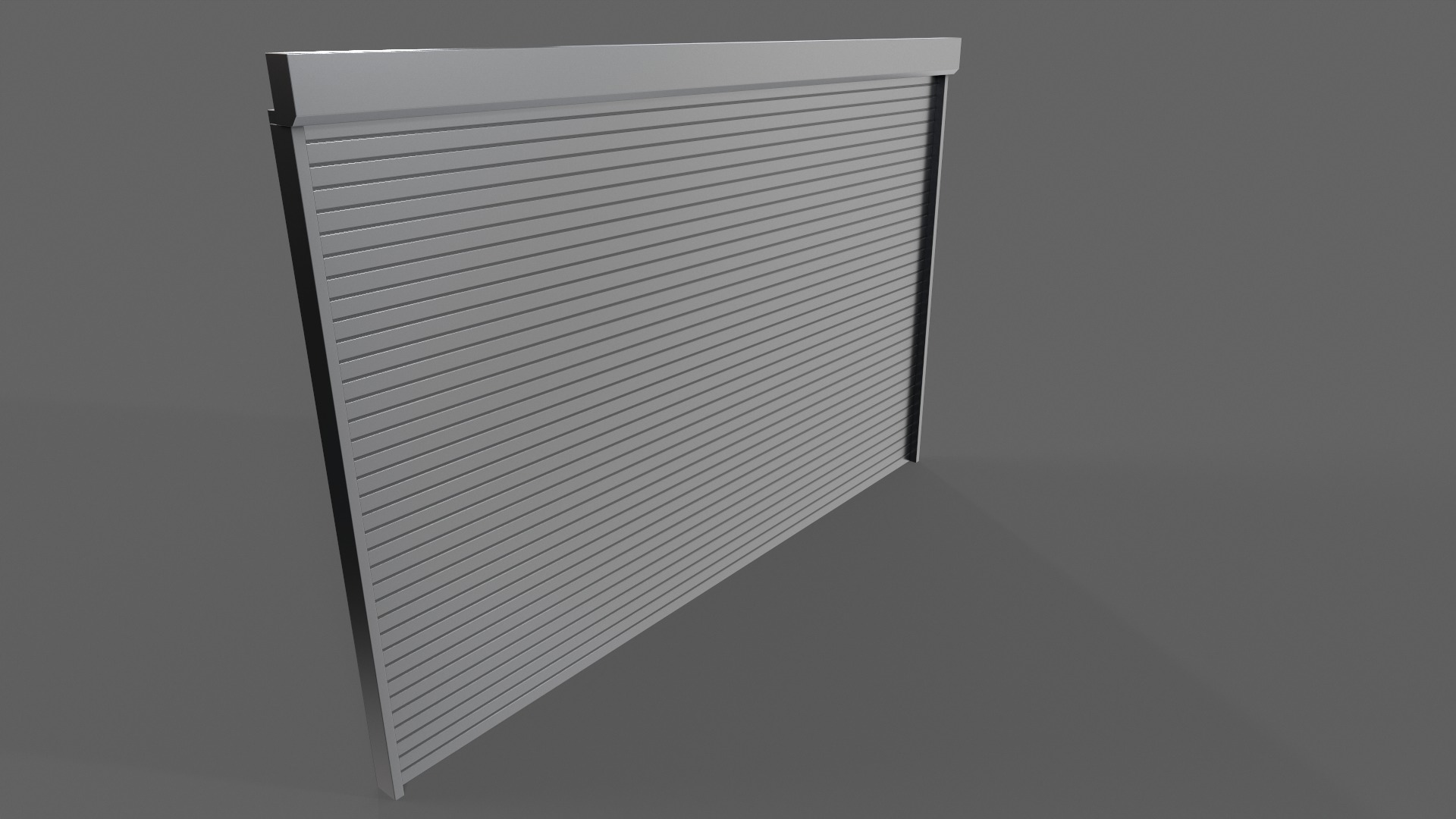 PBR Industrial Door A3 Low-poly 3D model_5