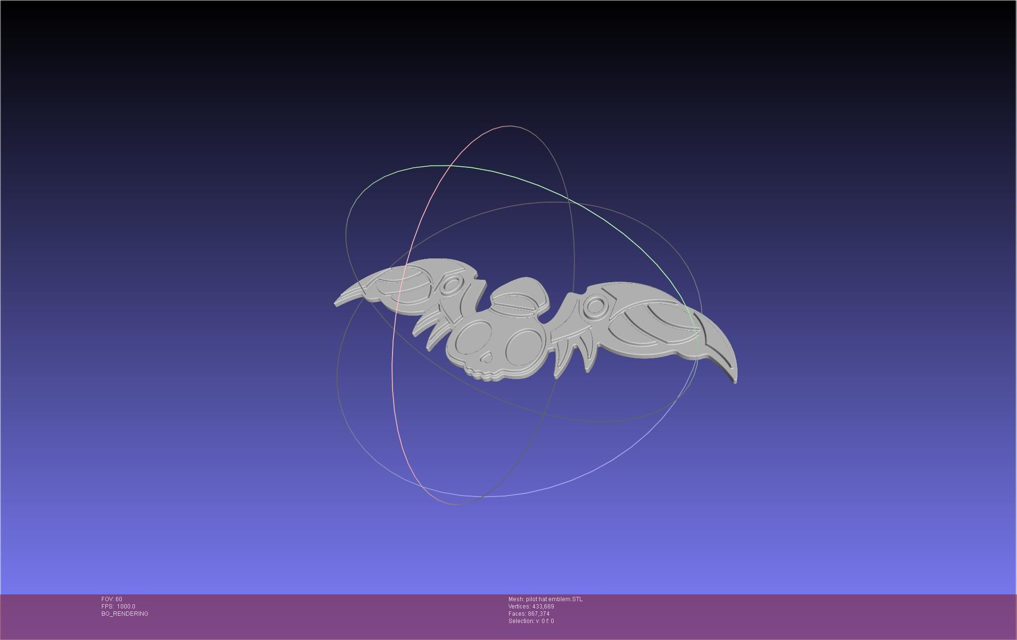 Murder Drones N Pilot Hat Emblem 3D print model_9