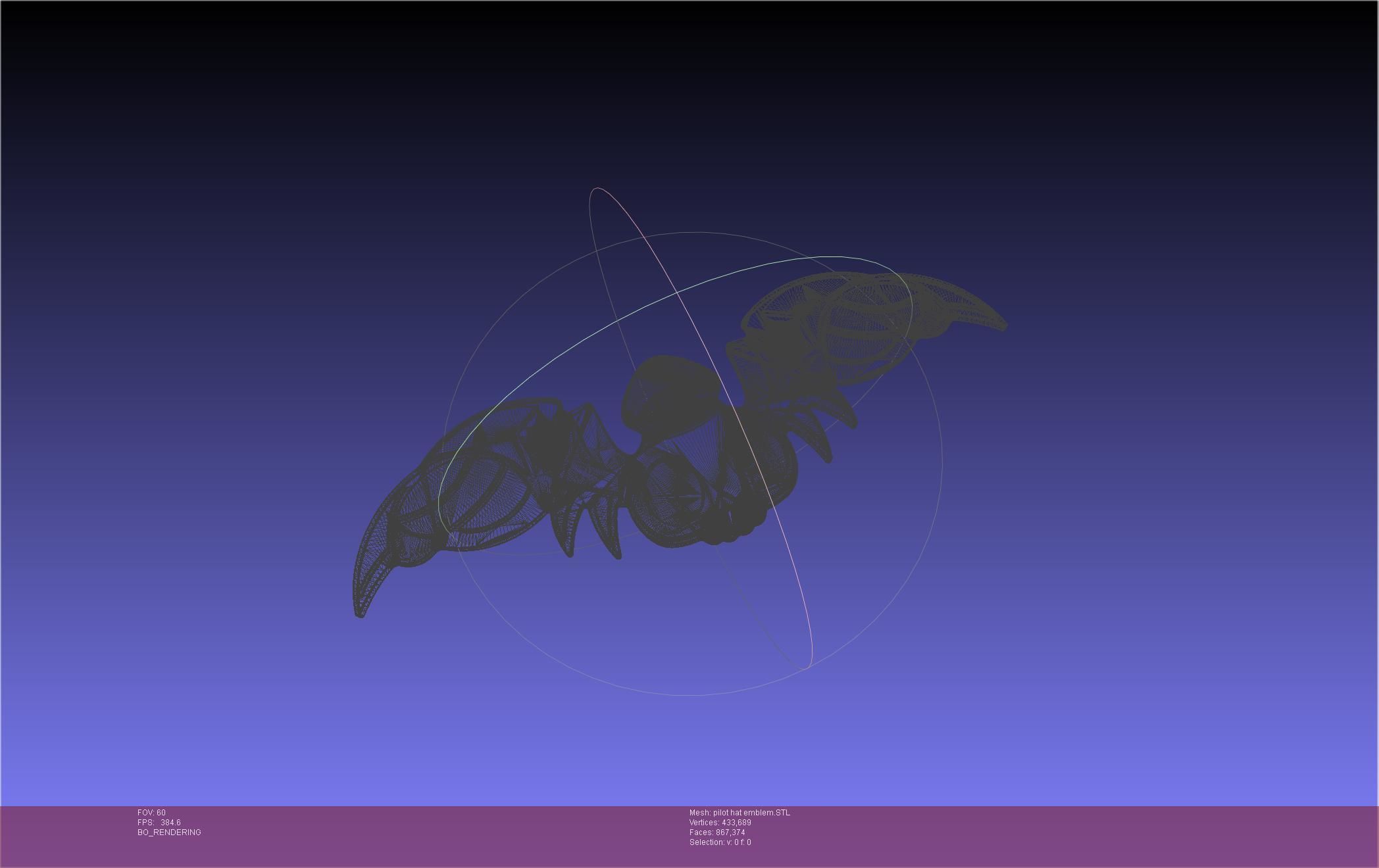 Murder Drones N Pilot Hat Emblem 3D print model_15