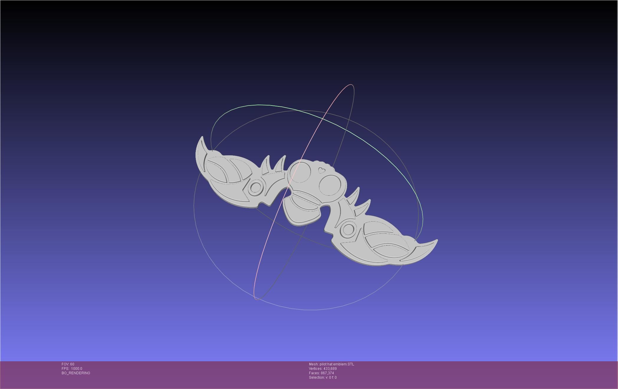 Murder Drones N Pilot Hat Emblem 3D print model_5