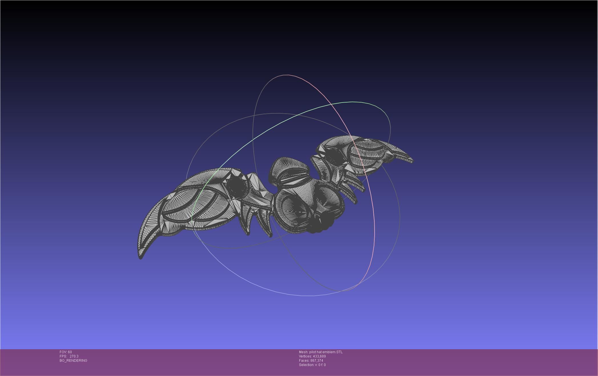 Murder Drones N Pilot Hat Emblem 3D print model_12