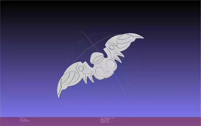 Murder Drones N Pilot Hat Emblem 3D print model