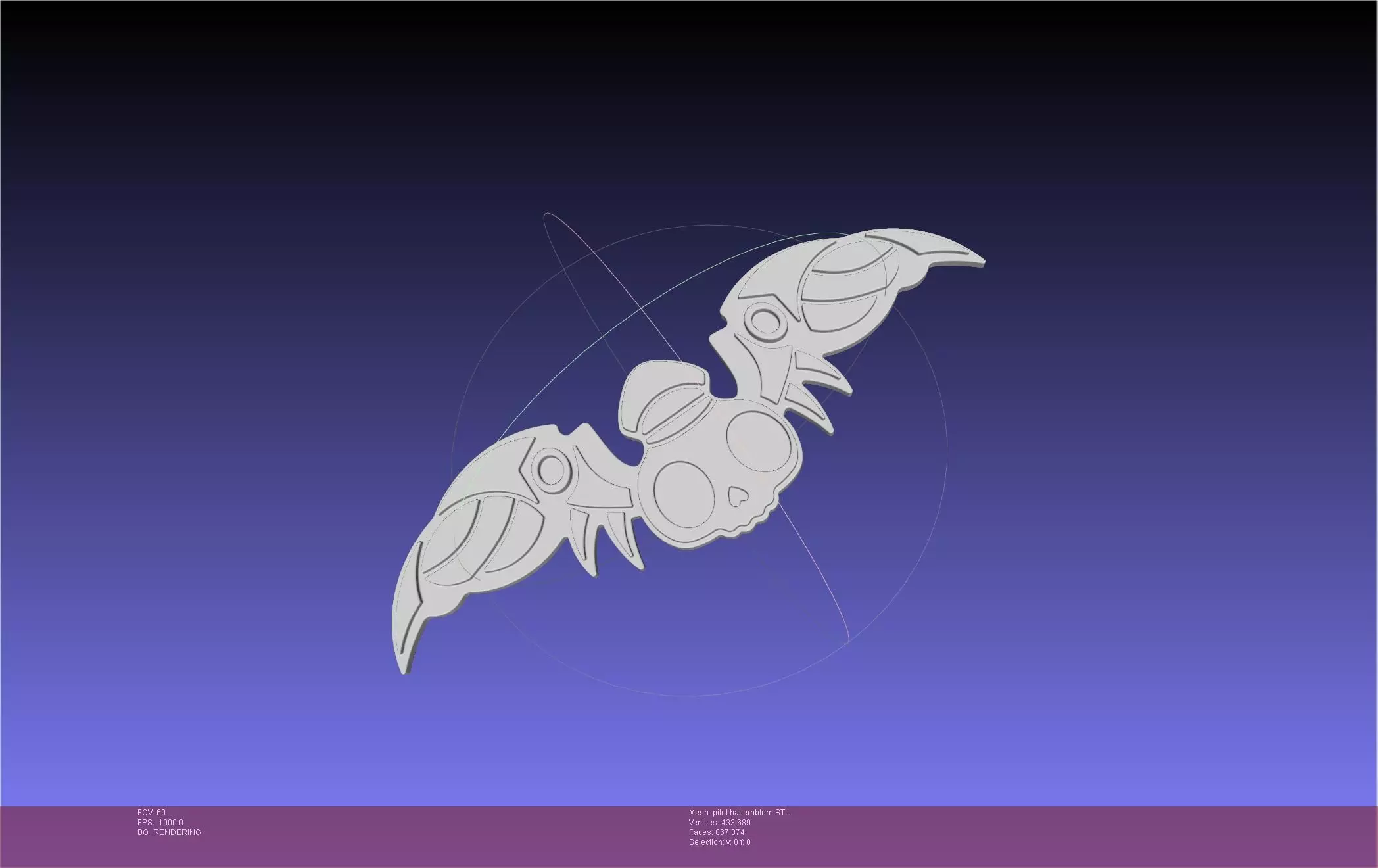 Murder Drones N Pilot Hat Emblem 3D print model_0