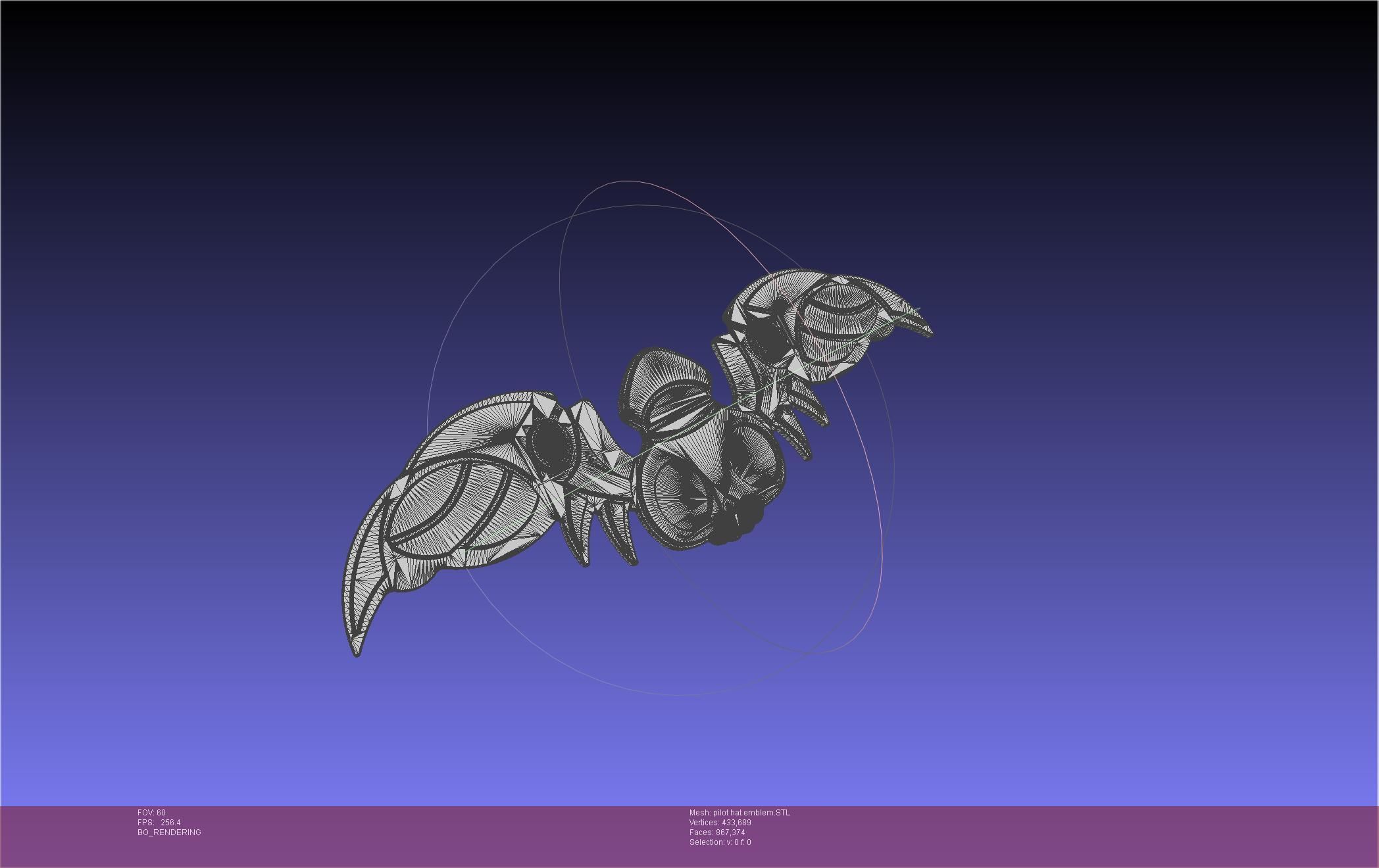 Murder Drones N Pilot Hat Emblem 3D print model_13