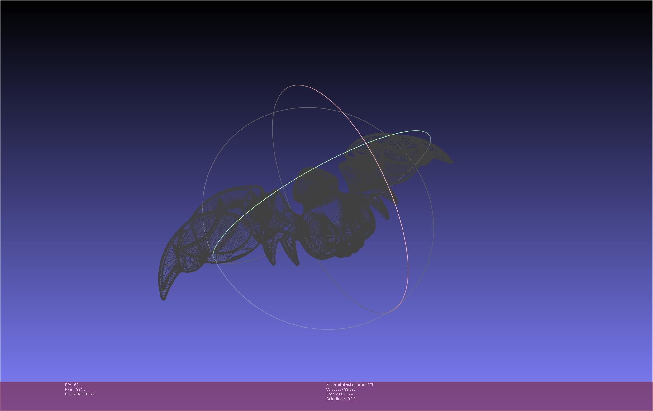 Murder Drones N Pilot Hat Emblem 3D print model_14