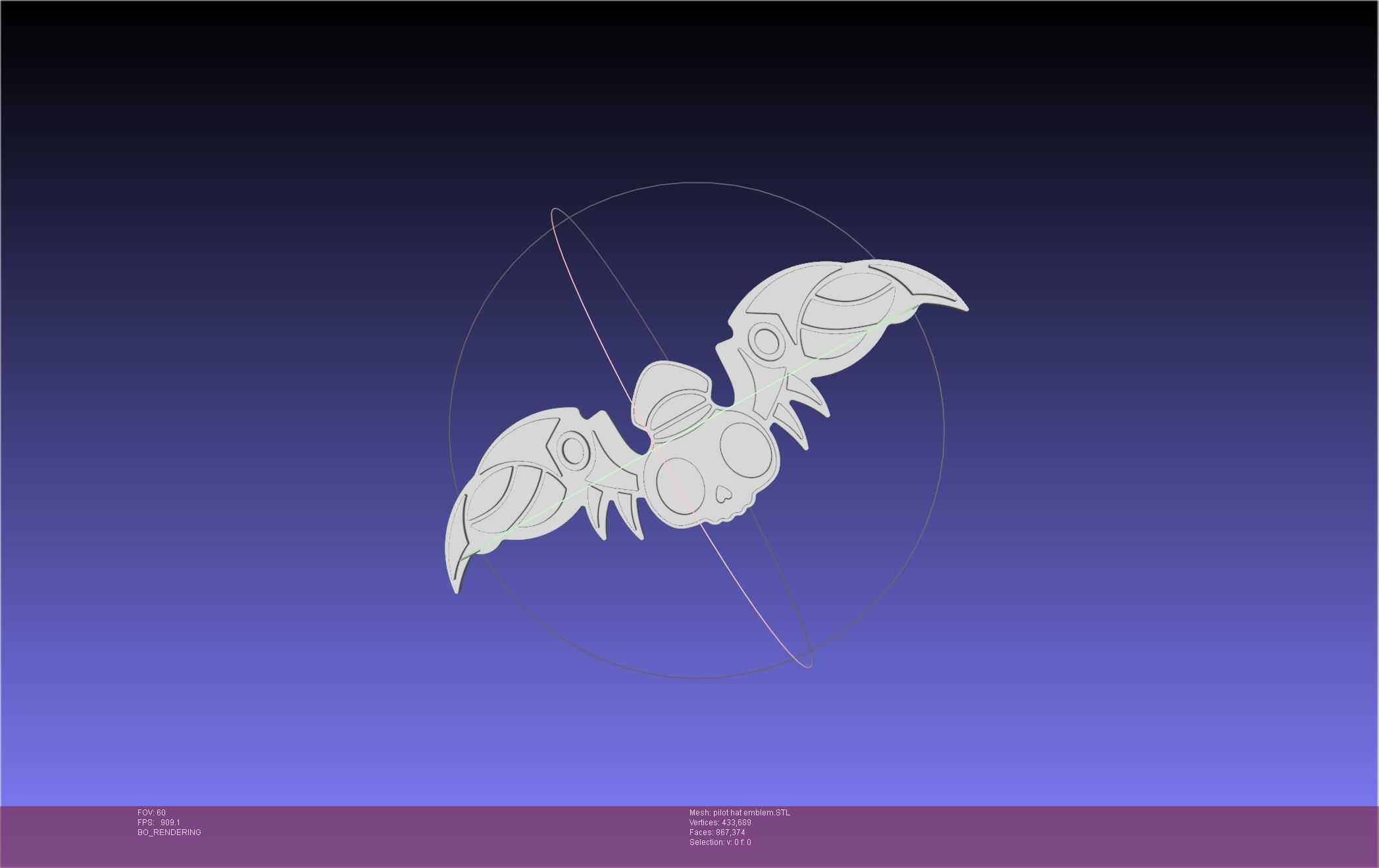 Murder Drones N Pilot Hat Emblem 3D print model_2