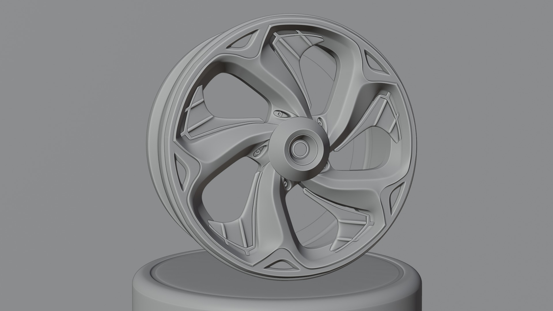 Sport car rims 3D model_40