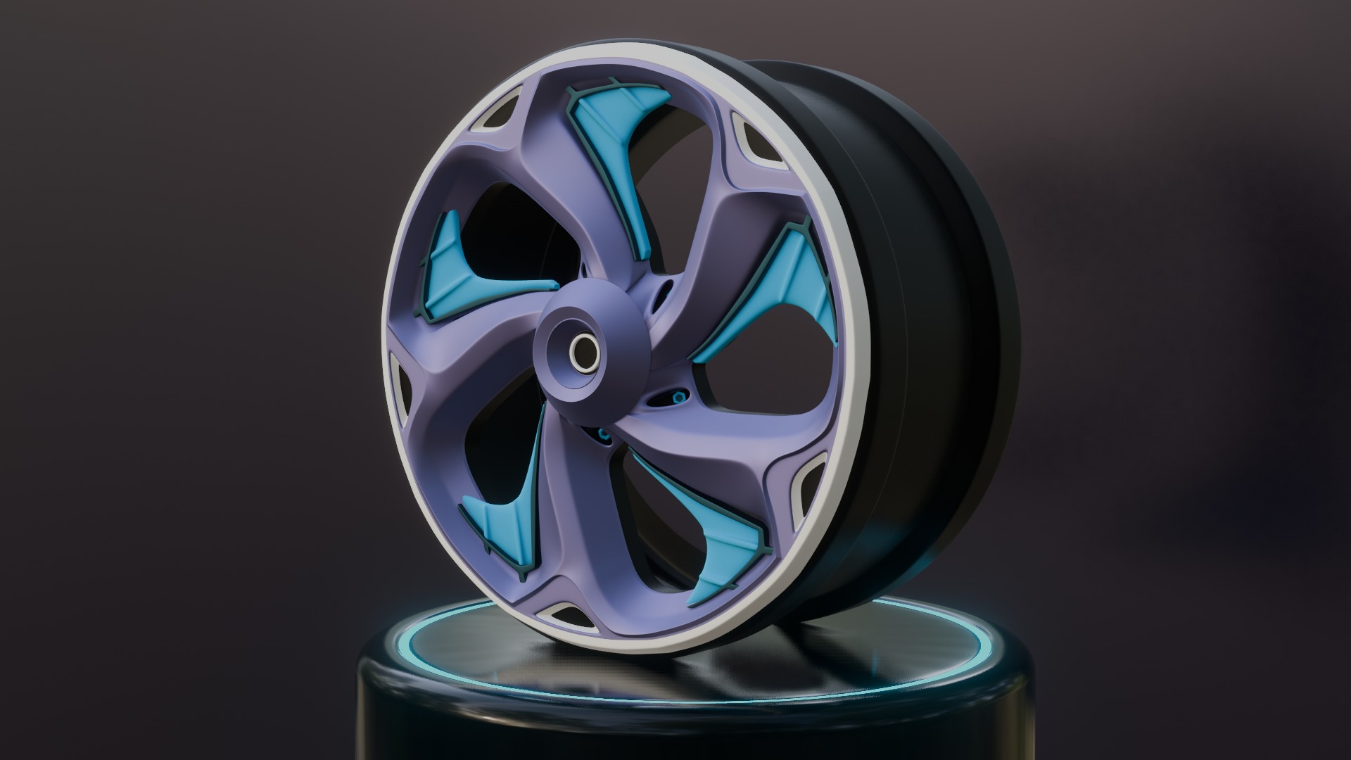 Sport car rims 3D model_33