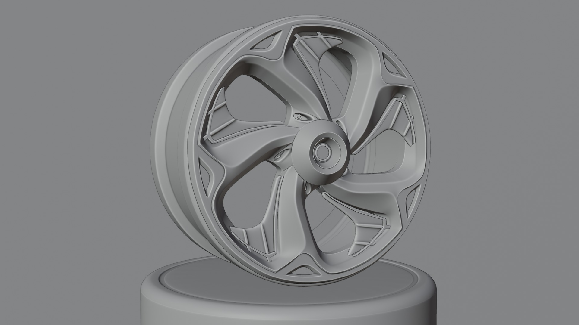 Sport car rims 3D model_39