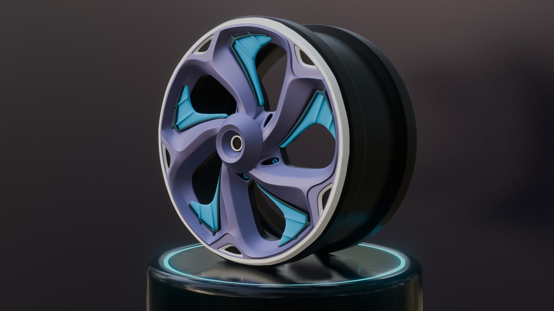 Sport car rims 3D model_27