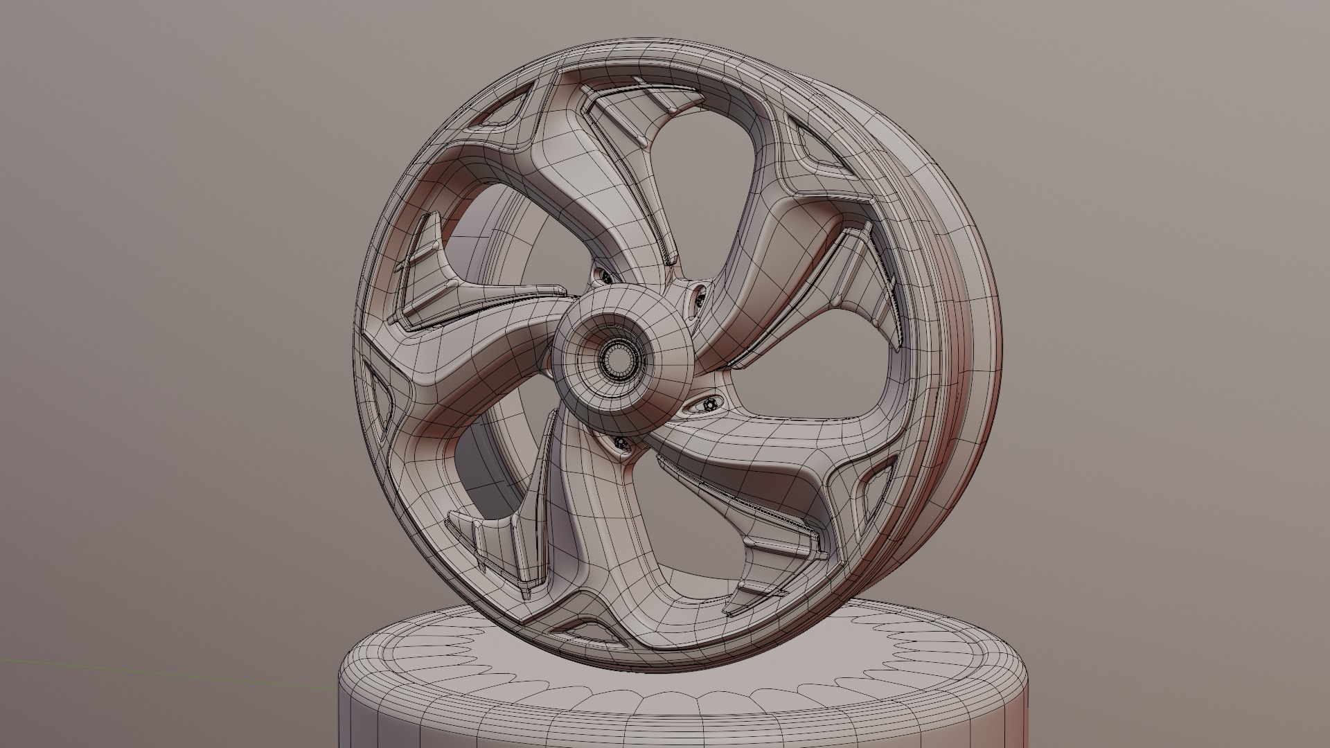 Sport car rims 3D model_53