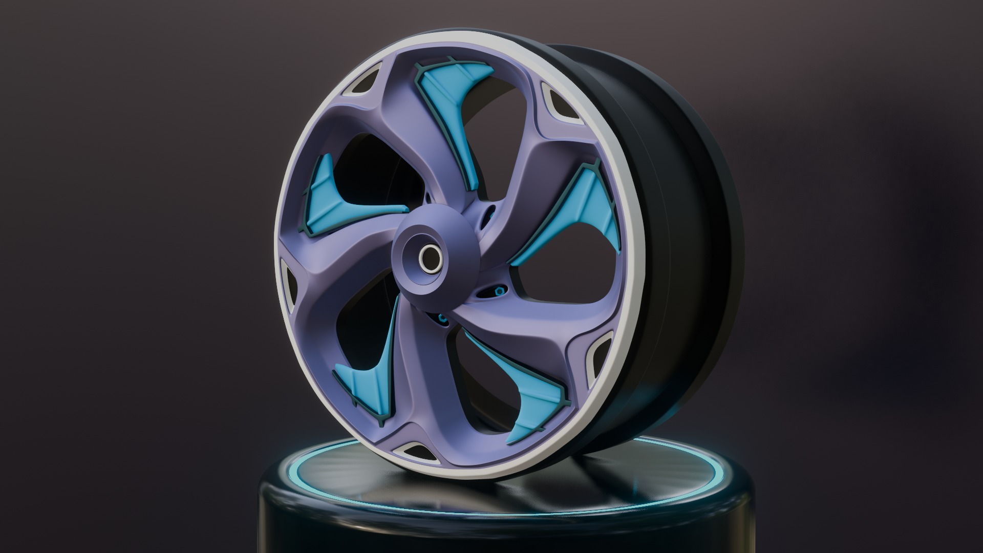 Sport car rims 3D model_24