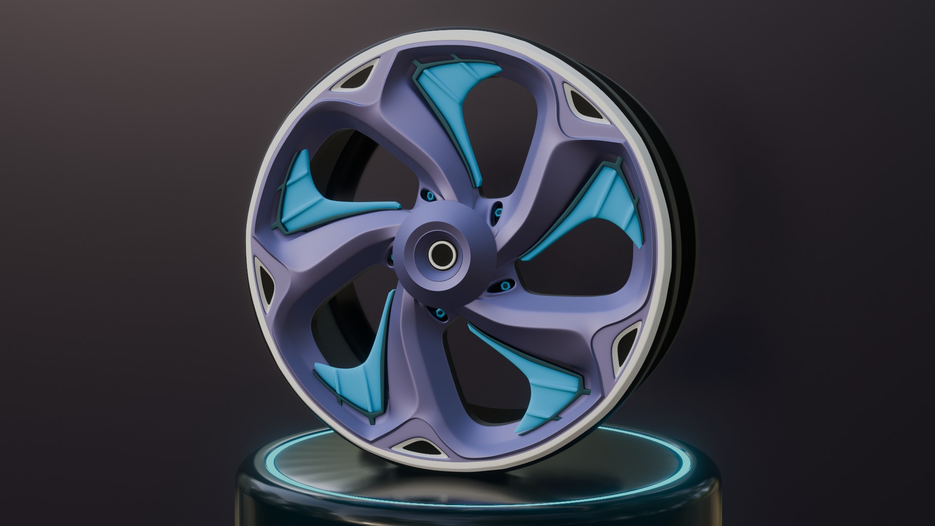 Sport car rims 3D model_20