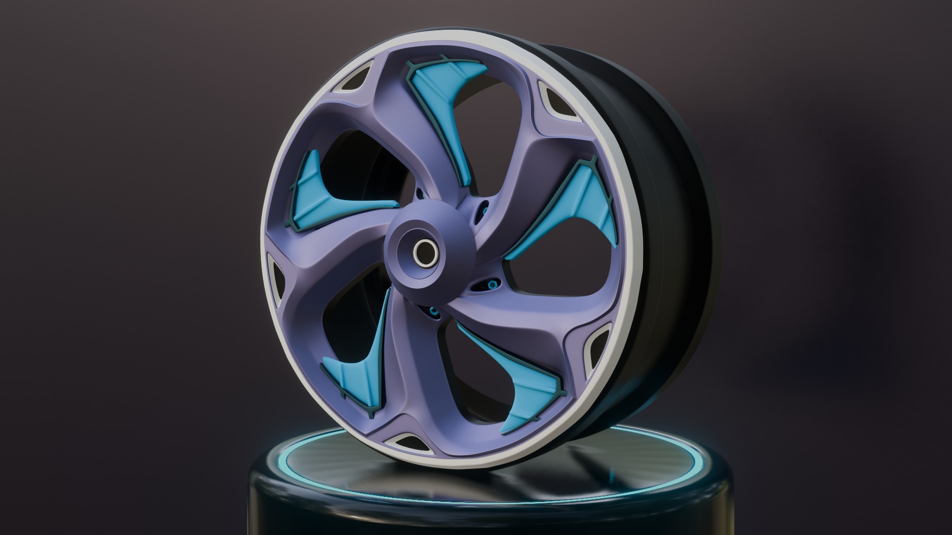 Sport car rims 3D model_26