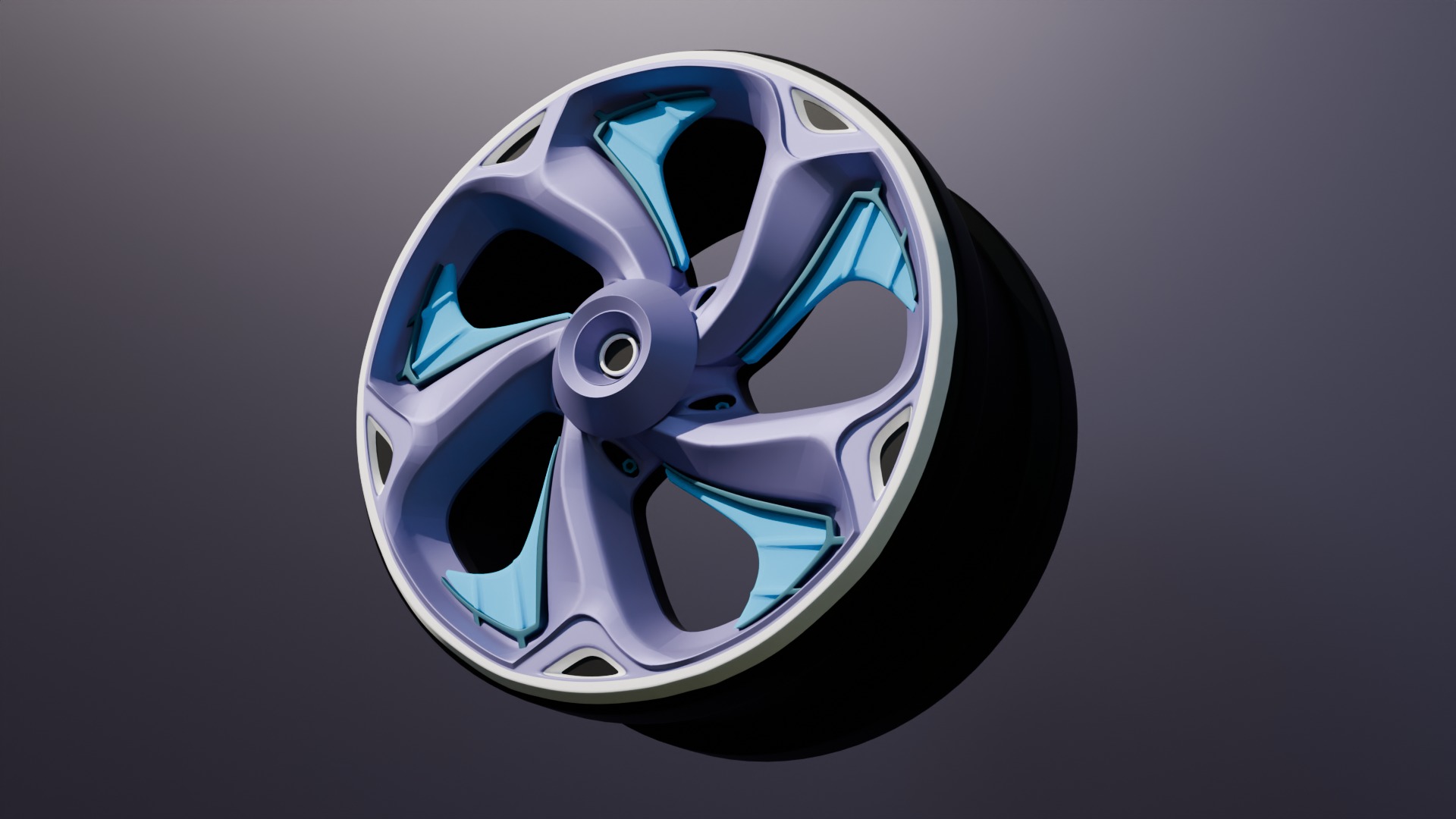 Sport car rims 3D model_13