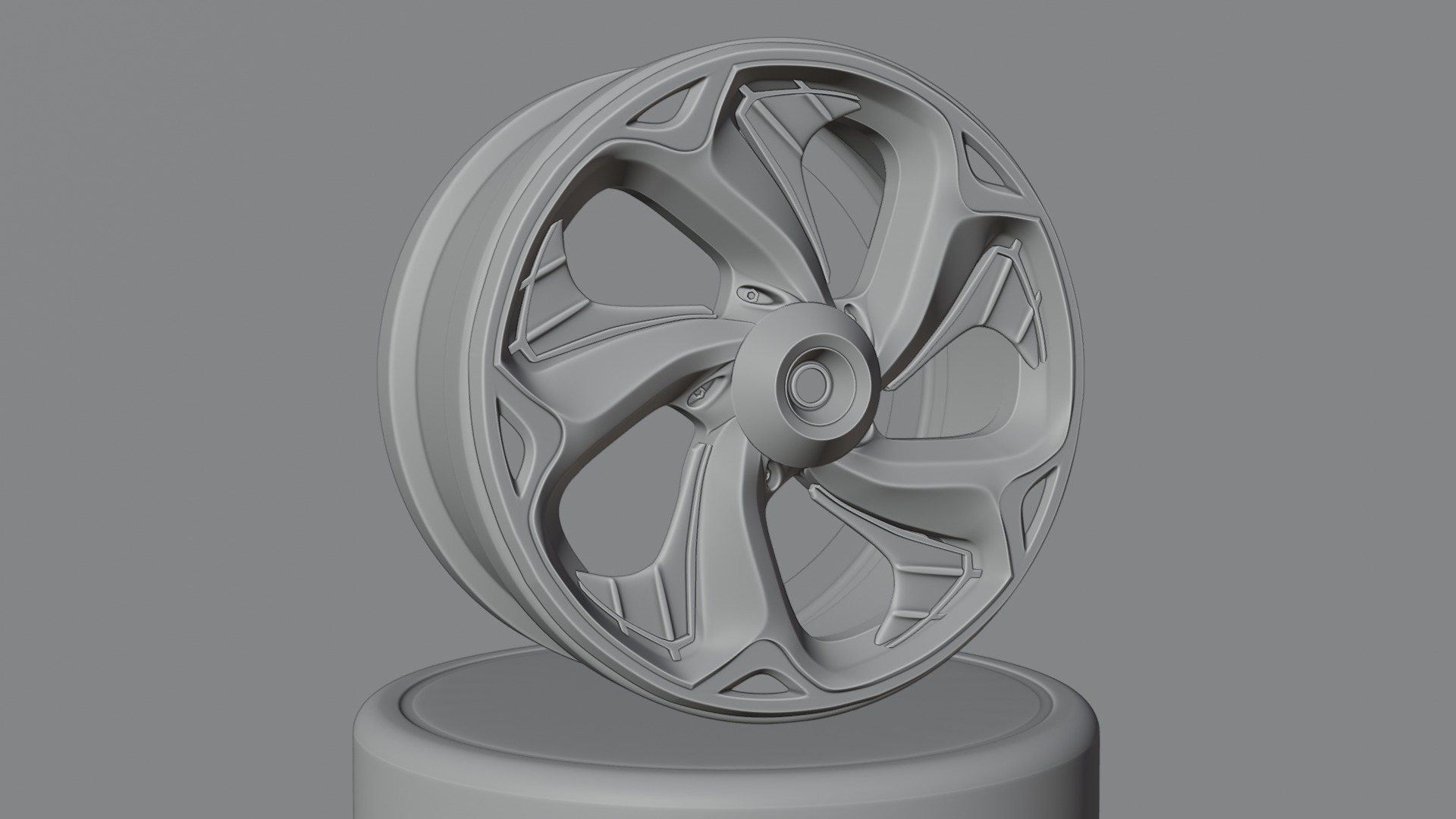 Sport car rims 3D model_46
