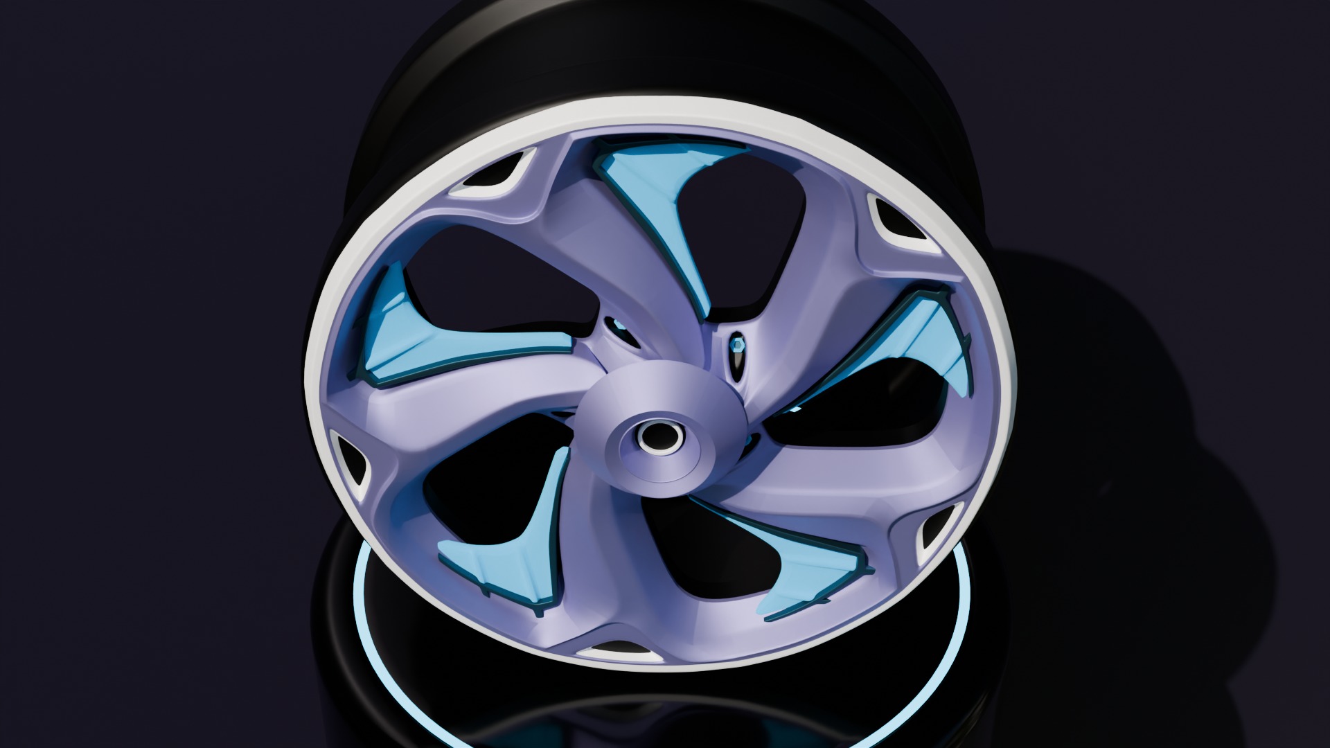 Sport car rims 3D model_3