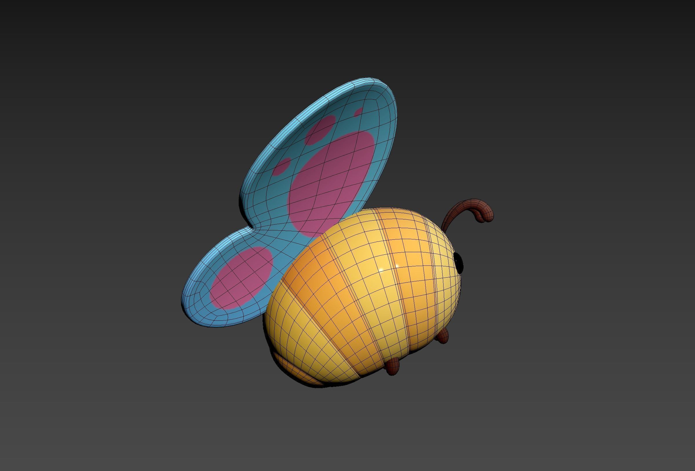 Character328 Butterfly 3D model_18