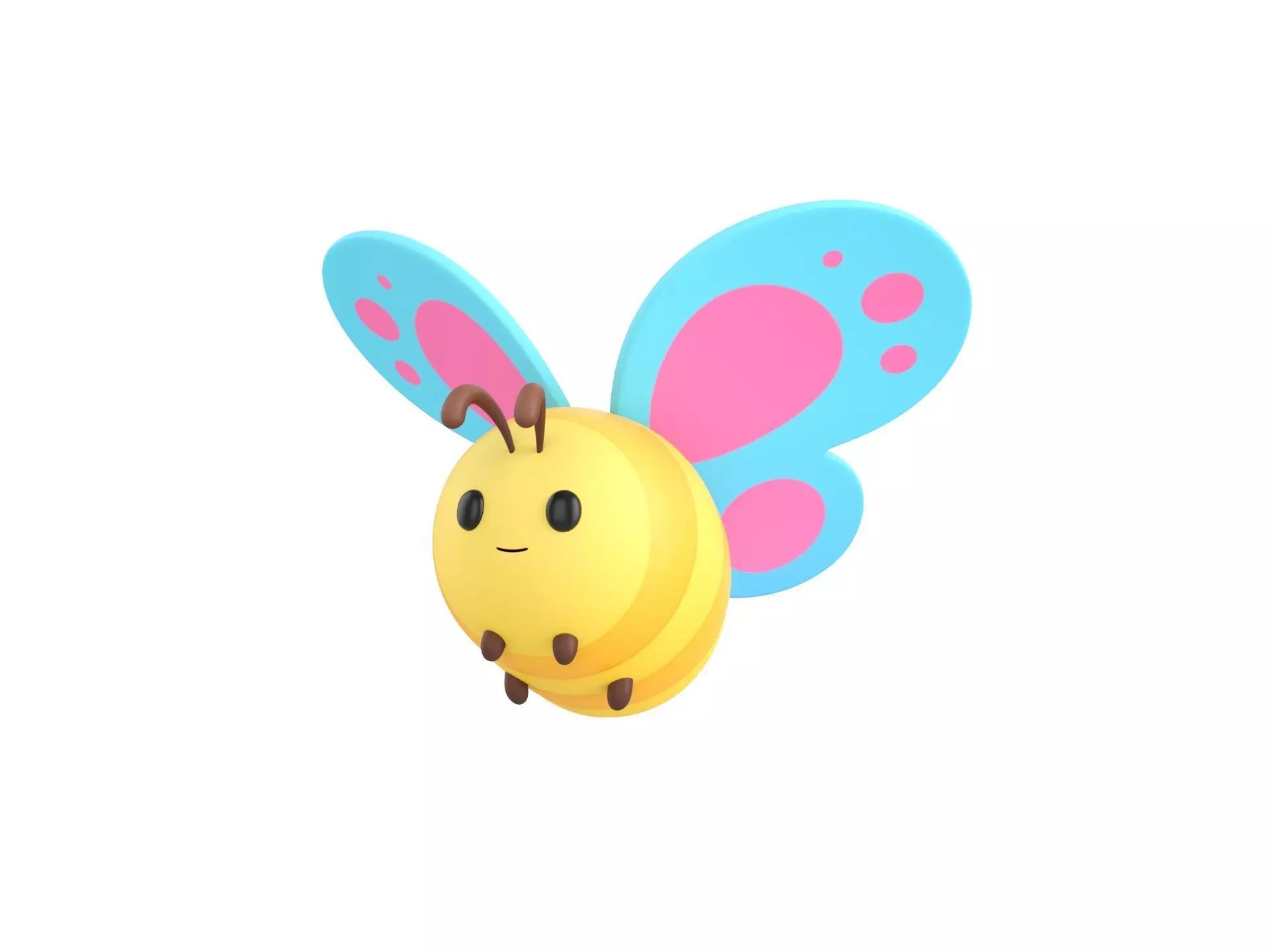 Character328 Butterfly 3D model_0